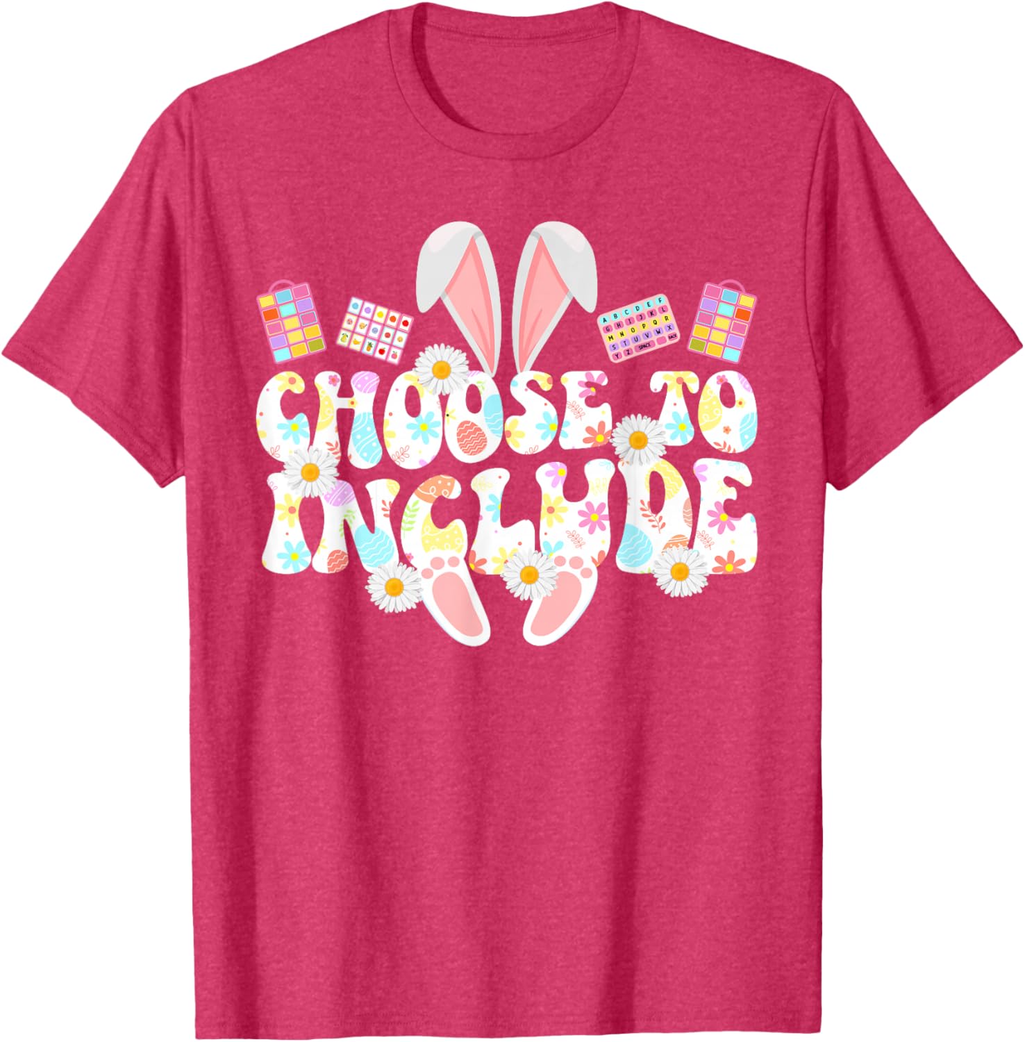 Groovy Easter Bunny Special Education Teacher T-Shirt for SPED Lovers - 7