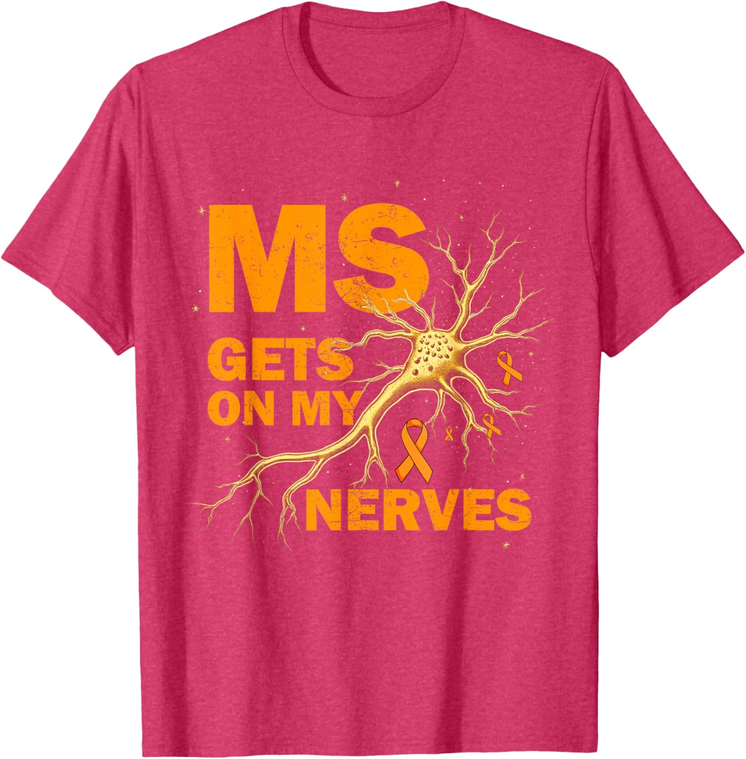 MS Awareness T-Shirt for Multiple Sclerosis Support - Cute & Comfy Design - 15