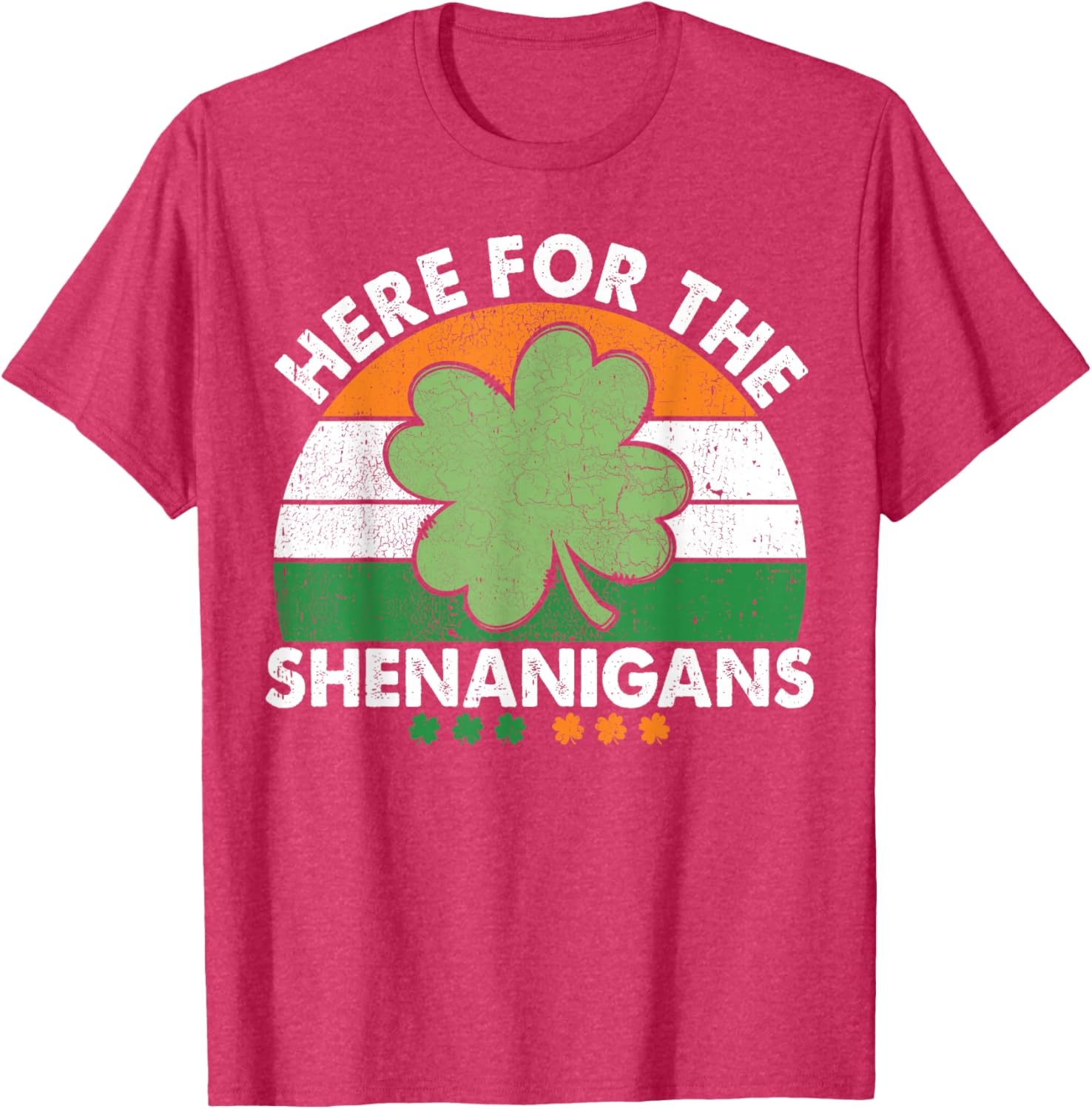 Here For The Shenanigans St Patricks Day T-Shirt Fun Irish Apparel - 9