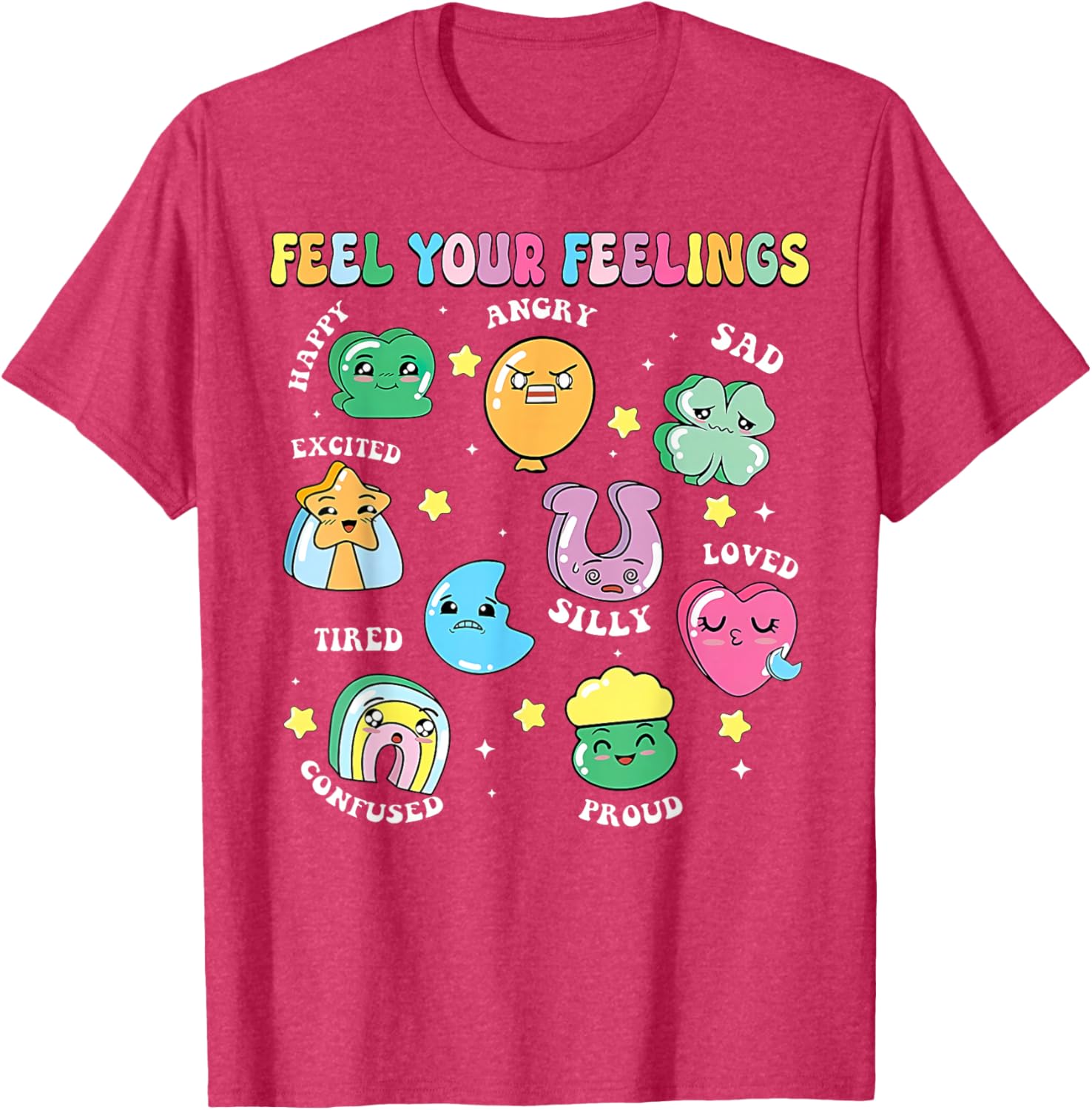 St Patricks Day Feels Your Feelings Teacher T-Shirt for School Counselors - 18