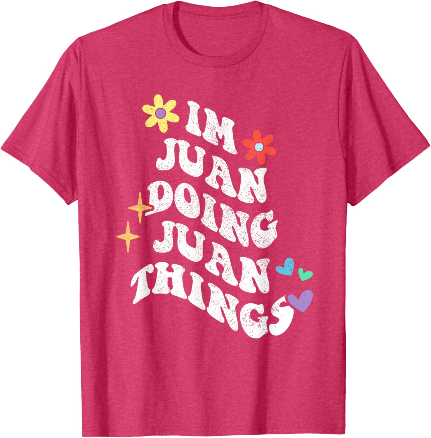 Funny Retro Groovy Im Juan Doing Juan Things T-Shirt for Mother's Day - 1