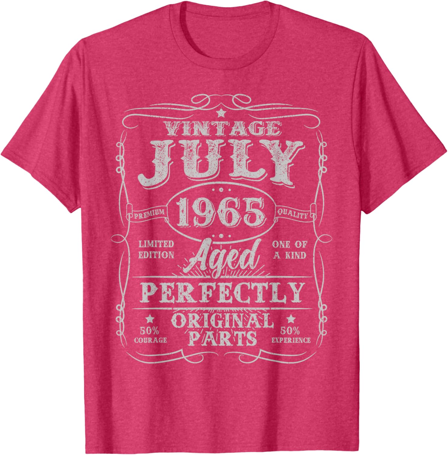 Vintage 1965 Retro 60th Birthday T-Shirt for Men and Women - 15