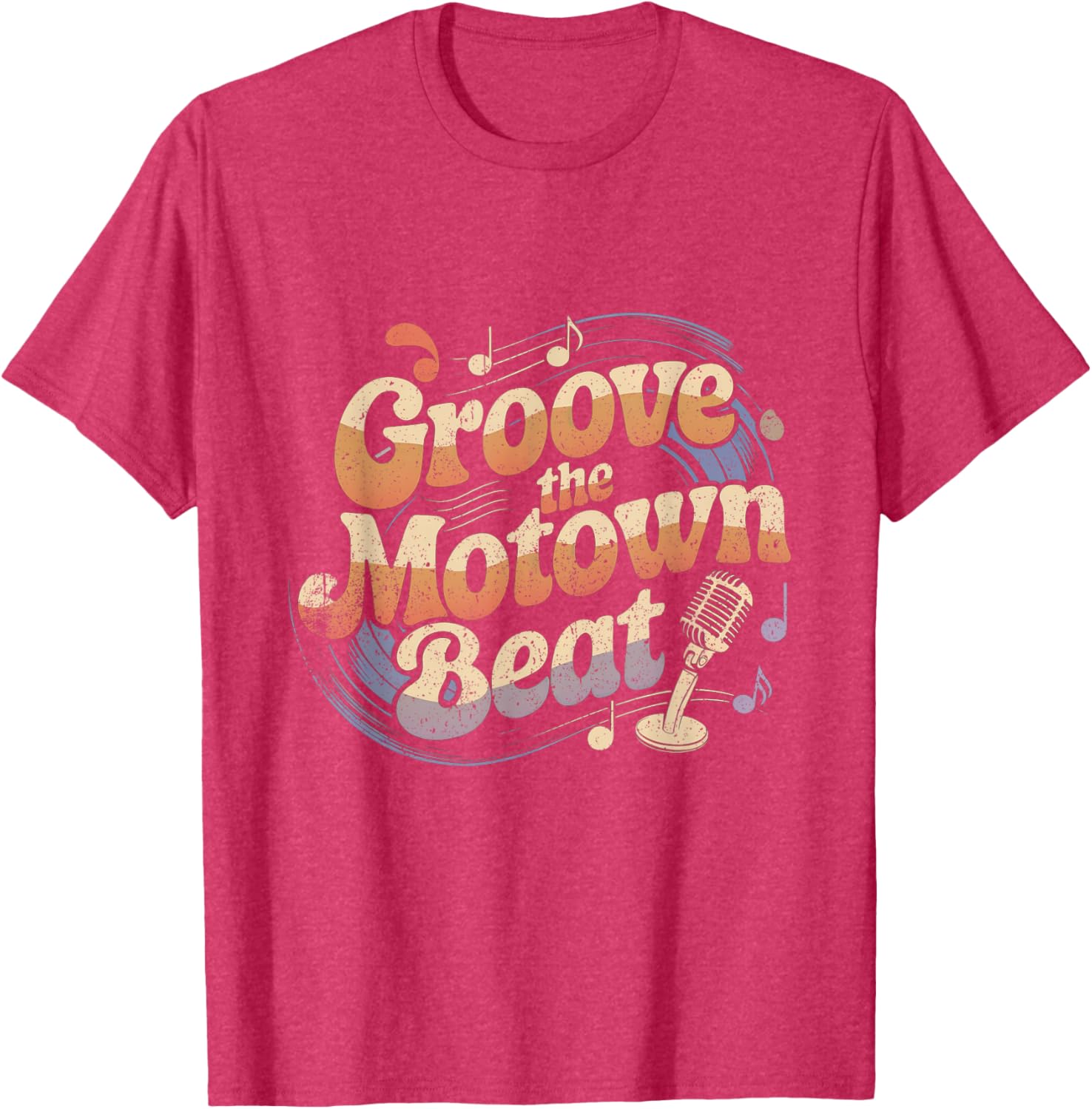 Vintage Motown Music T-Shirt Detroit Funk Groove Beat Clothing - 7