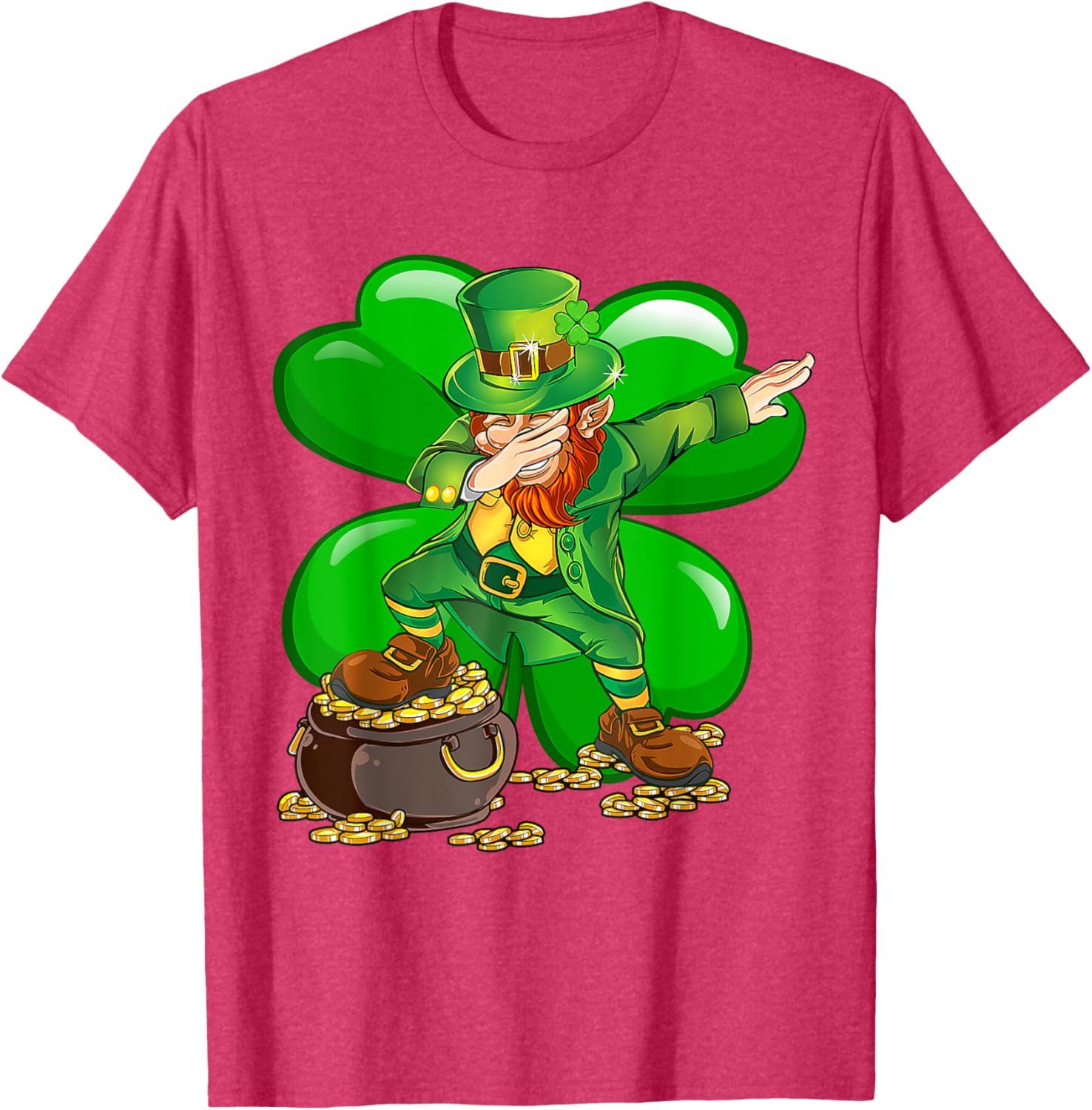 Dabbing Leprechaun T-Shirt for St Patrick's Day Fun for Everyone - 4