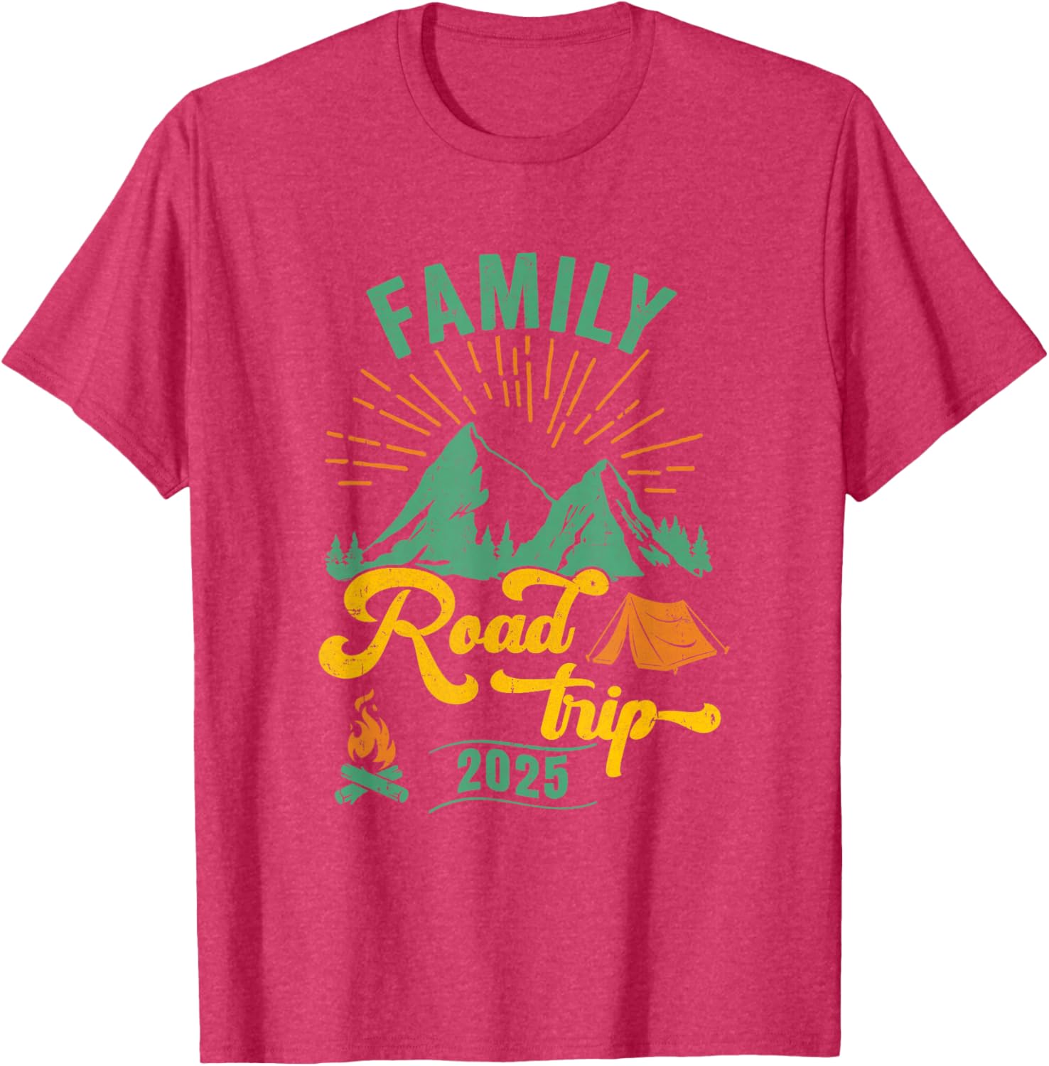 Family Road Trip Camping T-Shirt 2025 Adventure Vacation Gear - 11