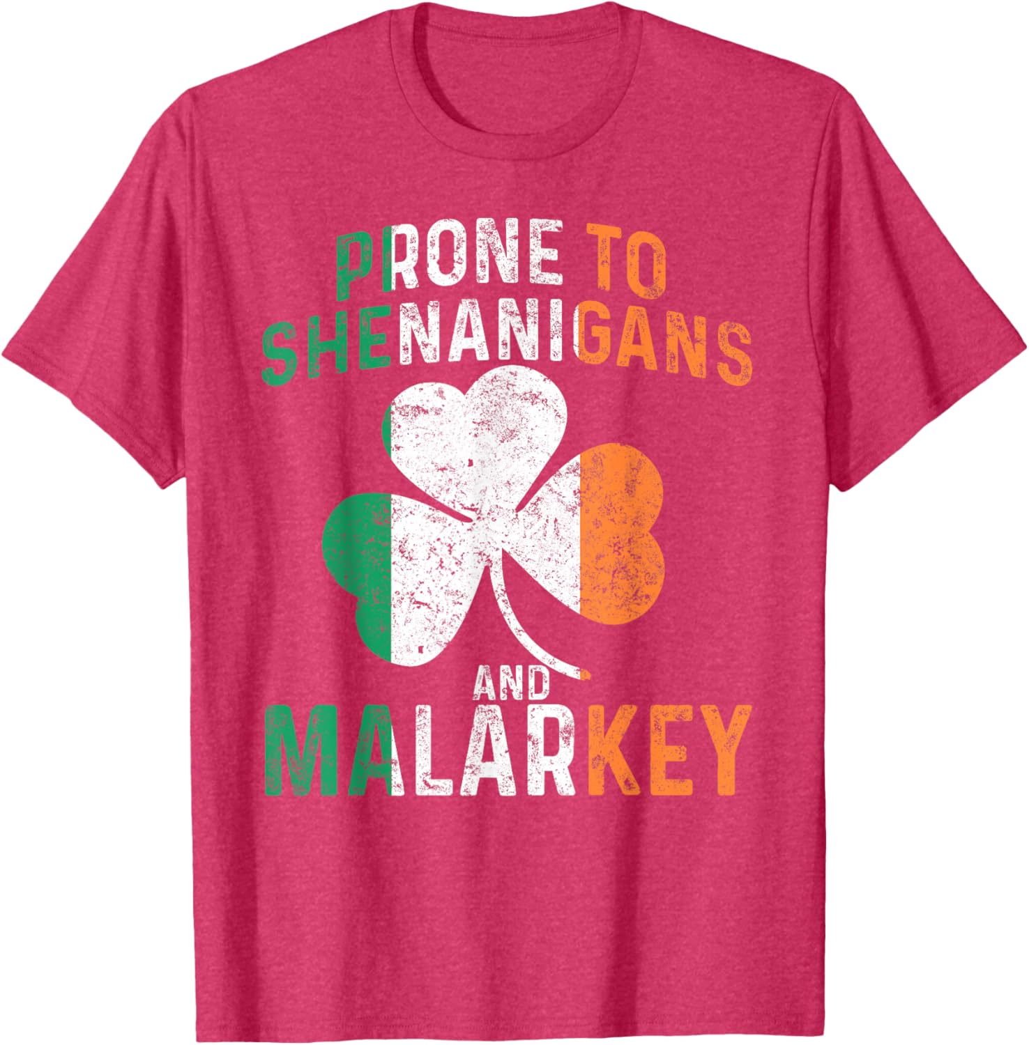 Funny St Patricks Day Boys T-Shirt Prone To Shenanigans And Malarkey - 21