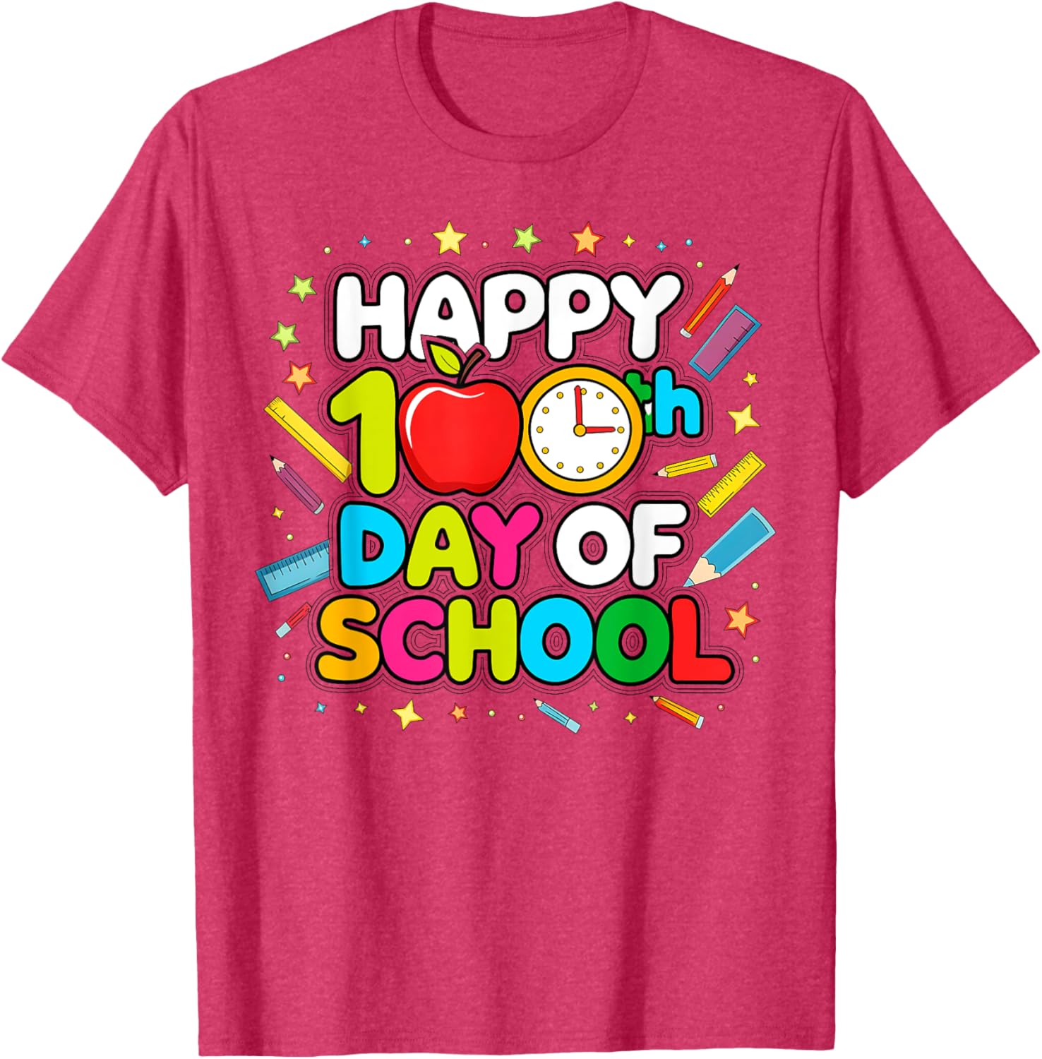 100 Days of School T-Shirt for Toddlers Perfect for Teachers and Students - 9