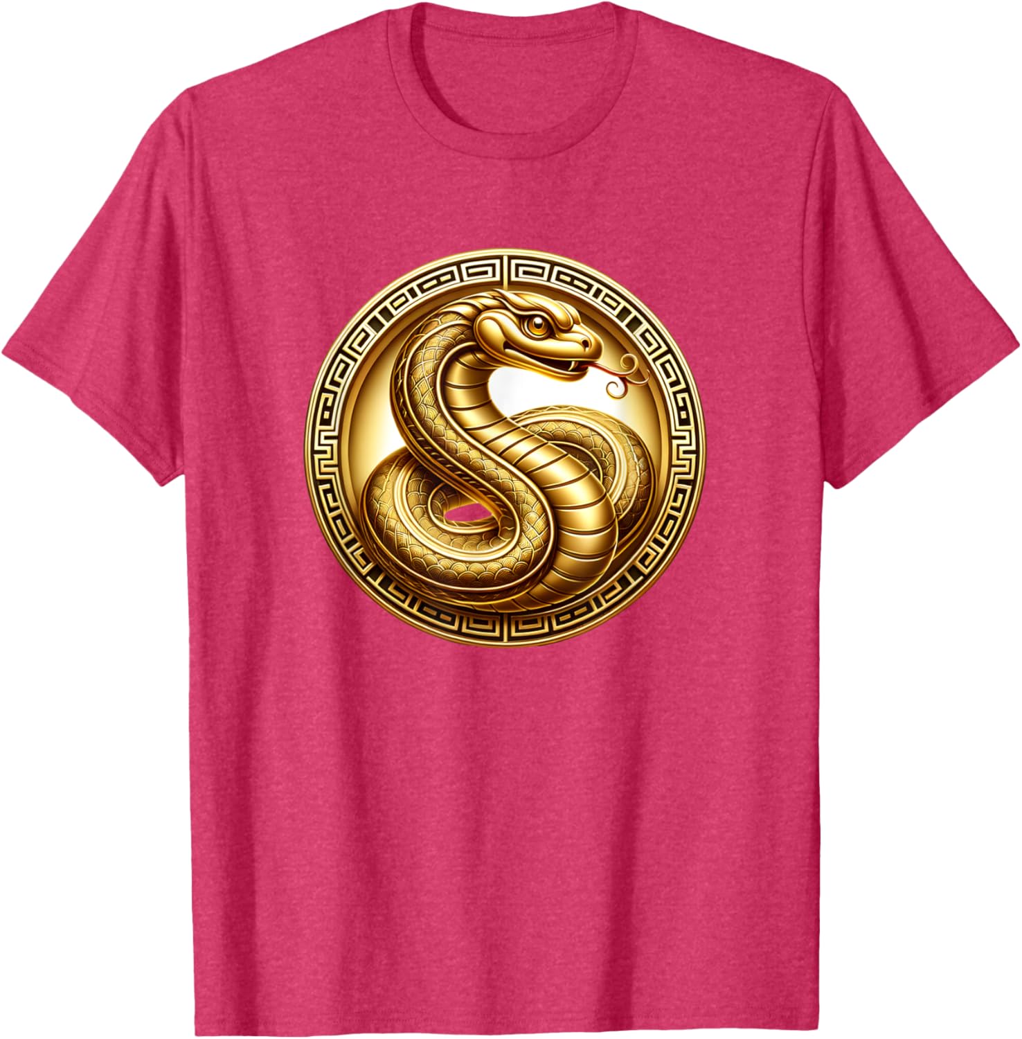 Gold Year of the Snake T-Shirt for Celebrating the Lunar New Year - 16