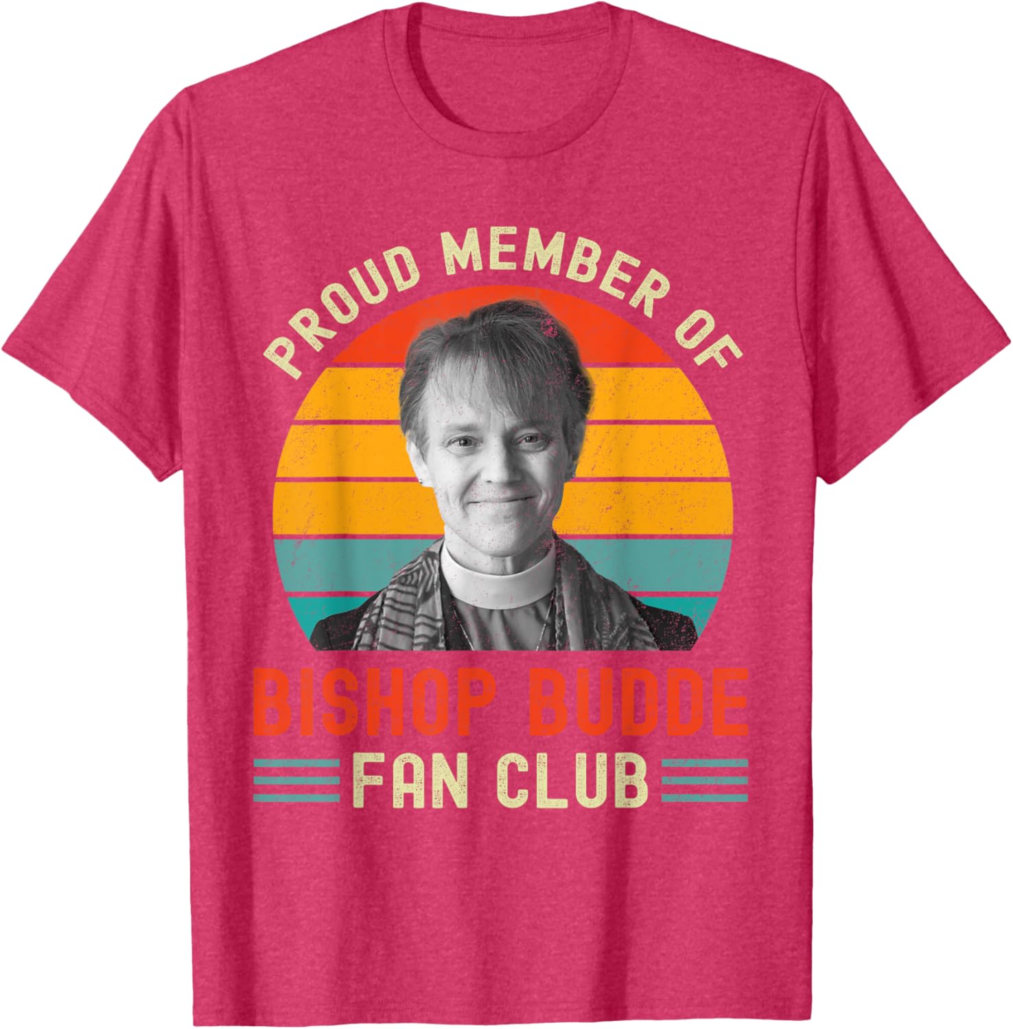 Proud Member of Bishop Budde Fan Club Vintage US Flag T-Shirt - 22