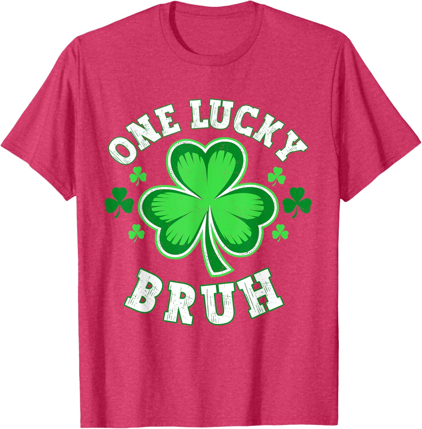 One Lucky Bruh St Patrick's Day Leprechaun T-Shirt for Fun Celebrations - 1