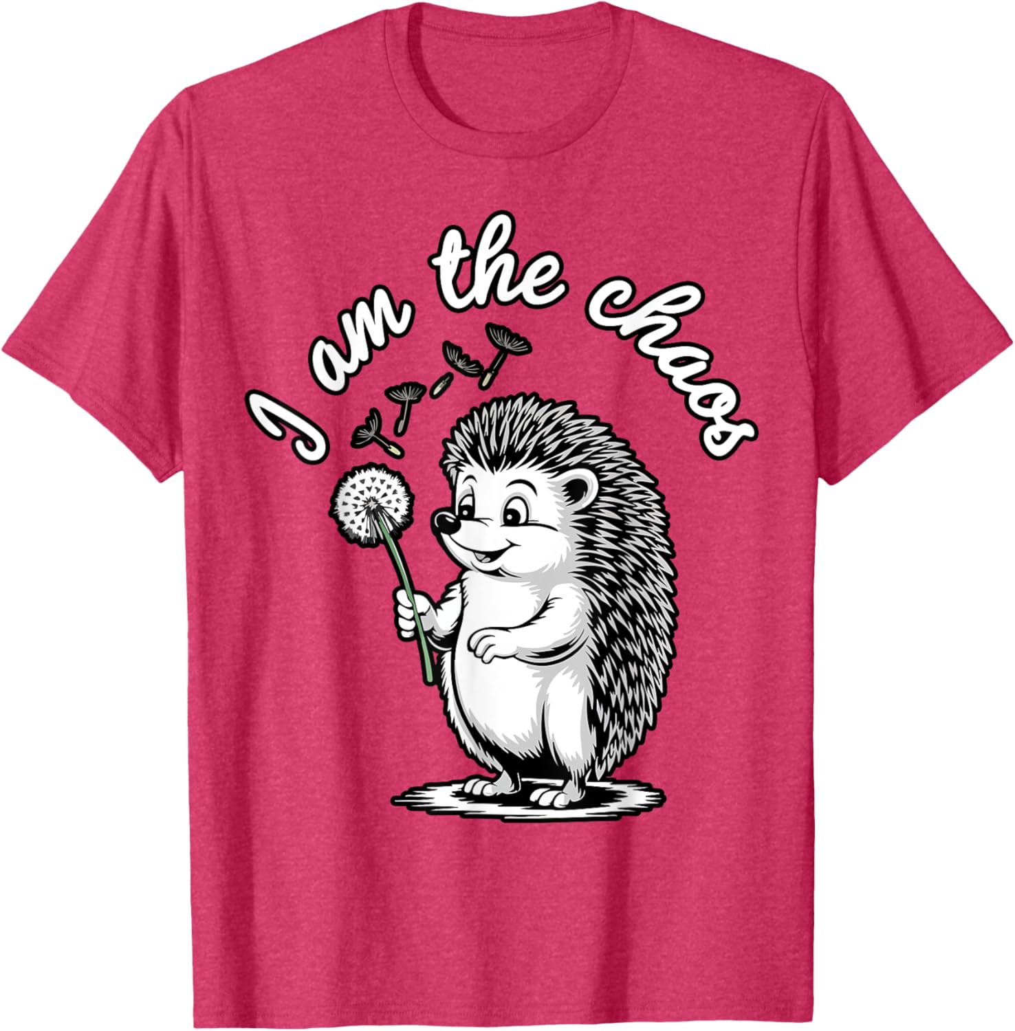 Funny Hedgehog Dandelion T-Shirt for Sarcastic Animal Lovers - 22