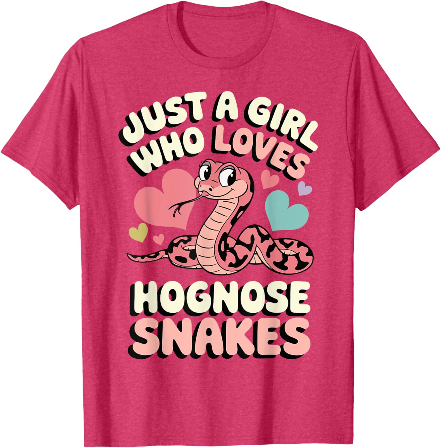 Just A Girl Who Loves Hognose Snakes Fun T-Shirt for Snake Enthusiasts - 6