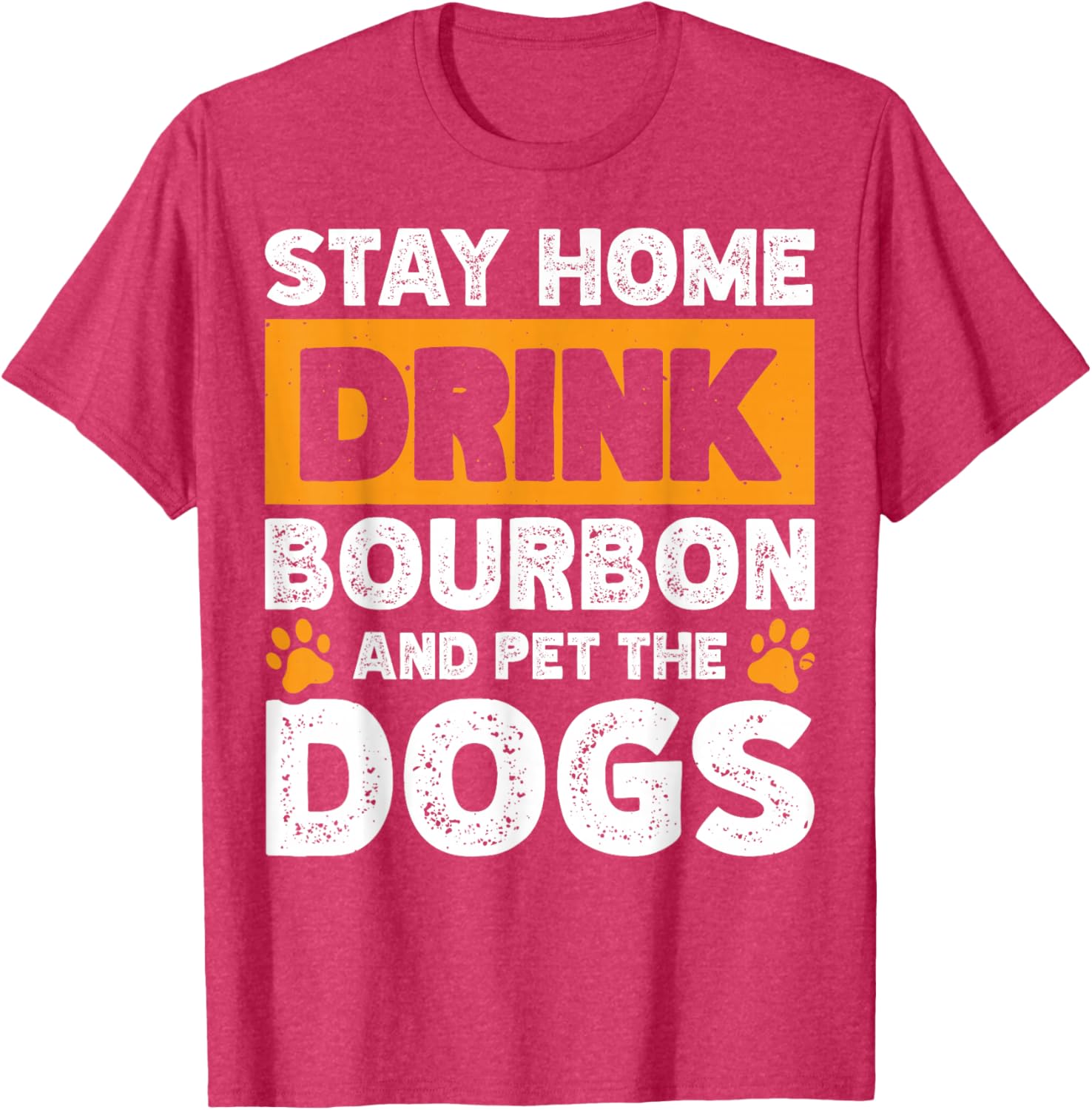 Fun Bourbon Lover T-Shirt for Dog Enthusiasts Stay Home Comfortable Wear - 5