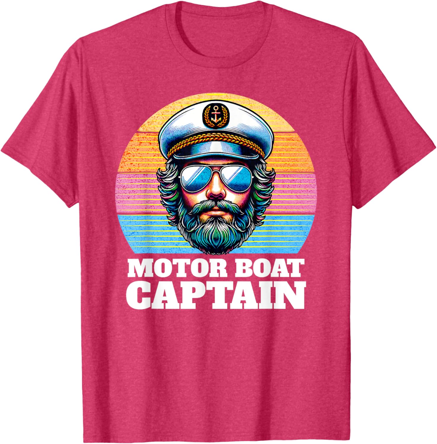 Funny Motor Boat Captain T-Shirt for Men and Women, Nautical Humor Apparel - 11