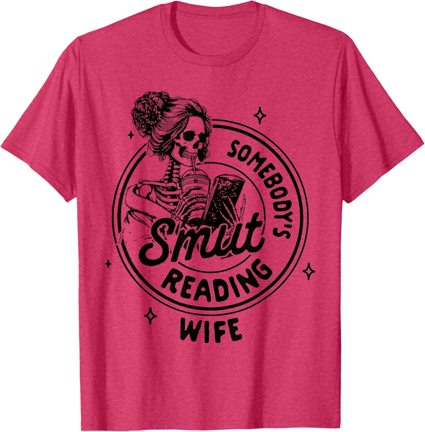 Smut Reading Wife Spicy Book Romance T-Shirt for Book Lovers - 5