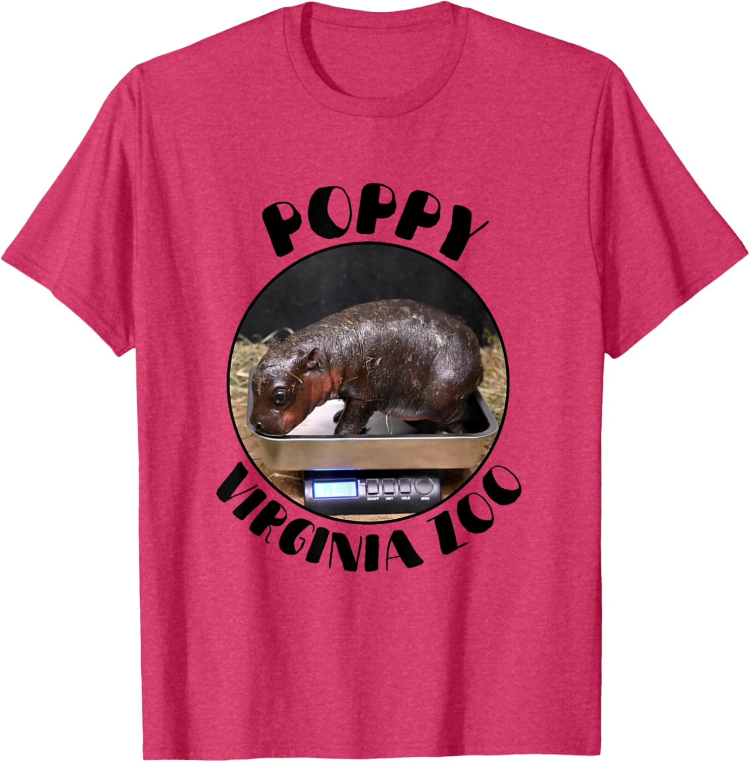 Poppy Virginia Zoo Pygmy Hippo T-Shirt Adorable Baby Hippo Shirt - 7