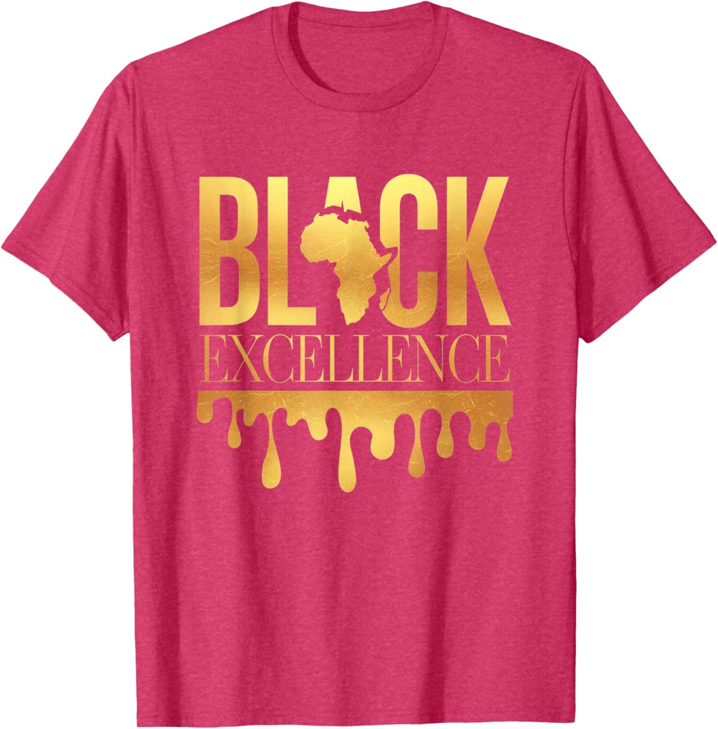 Black Excellence Afro Motivation T-Shirt for Black History Month Celebration - 9