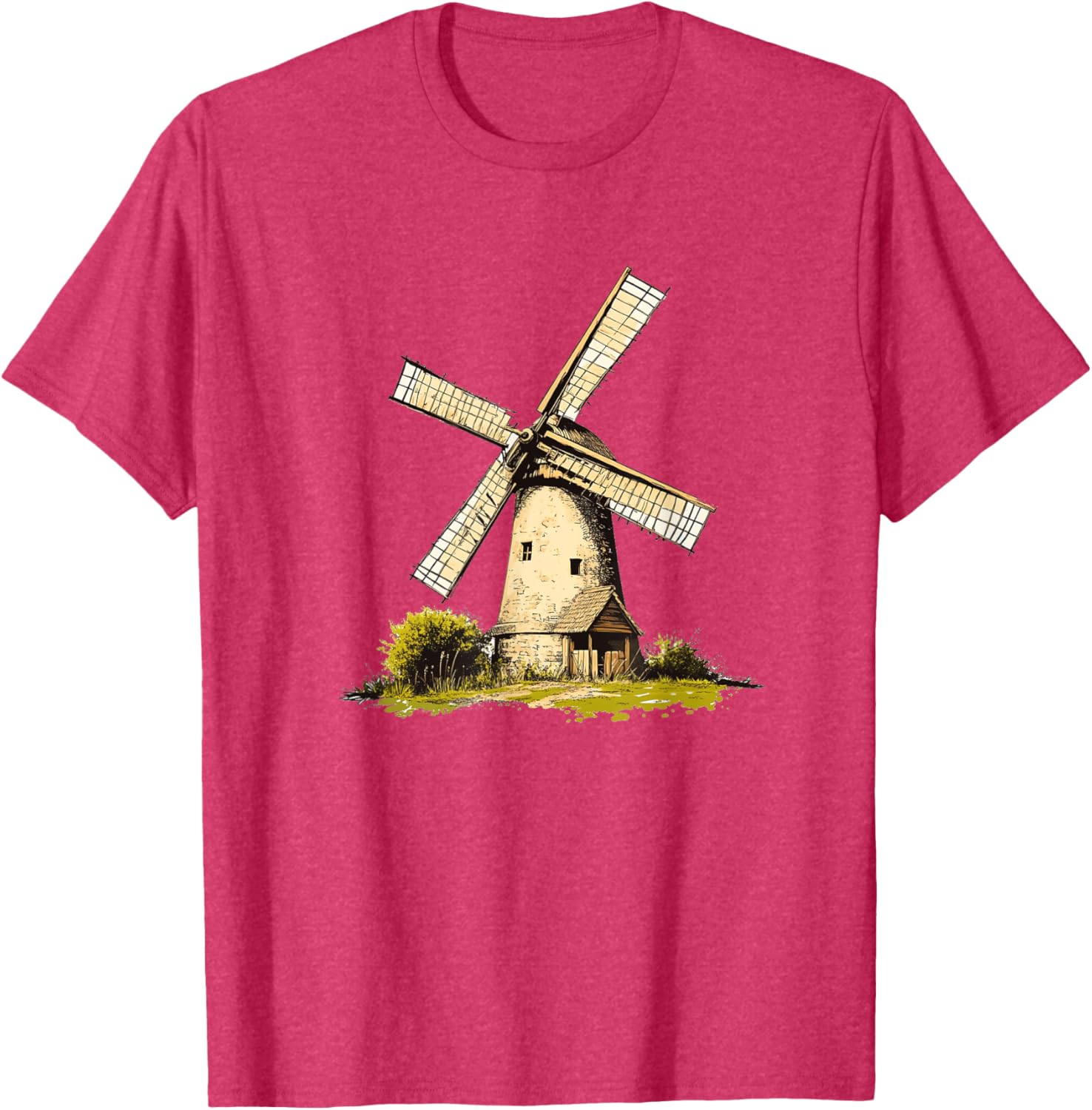 Rustic Old Windmill Vibes T-Shirt for Unique Costume Style - 21
