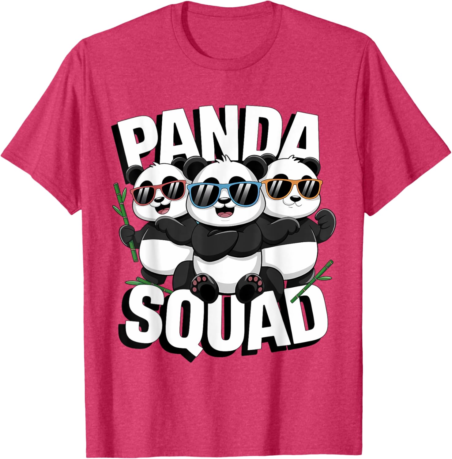Panda Squad Family Matching T-Shirt for National Panda Day Fun - 8