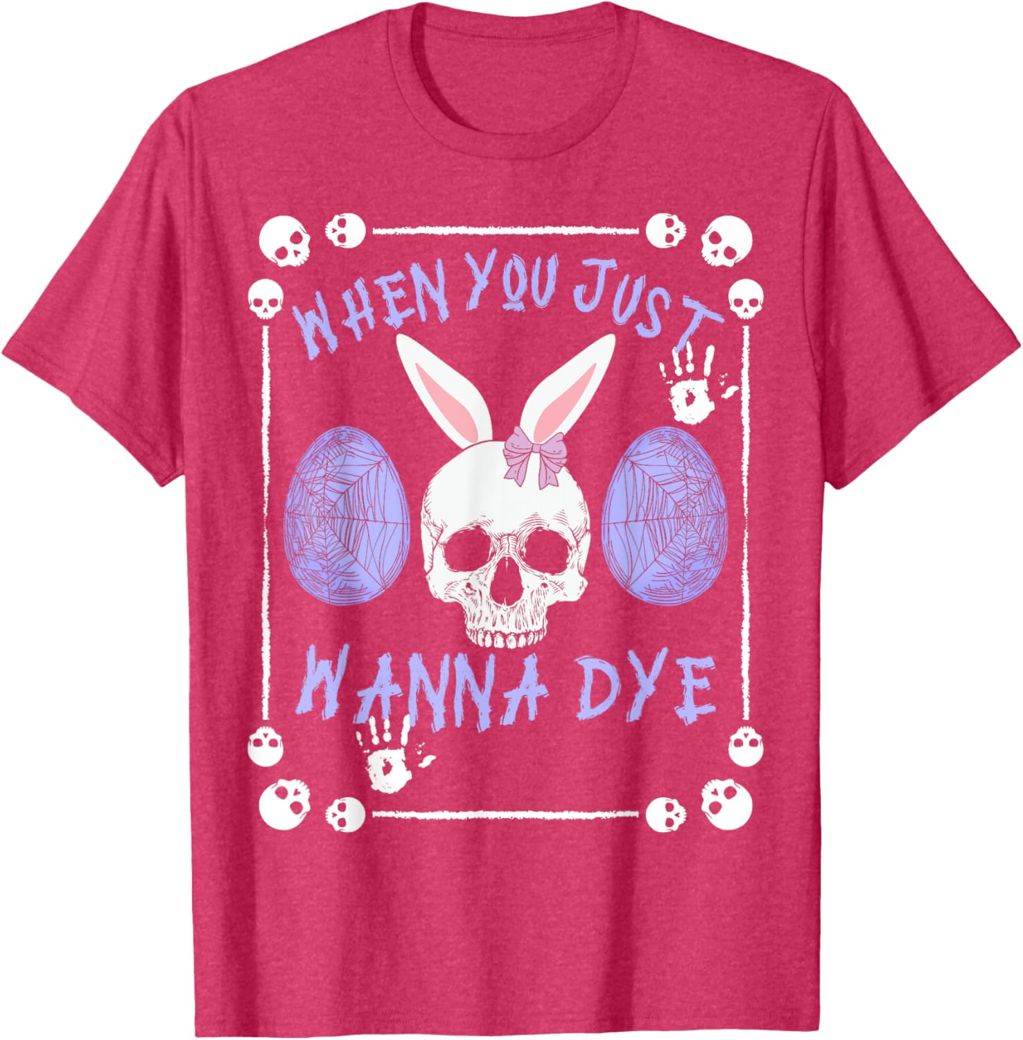 Fun Dye Skeleton Easter Eggs T-Shirt for Colorful Spring Celebrations - 3