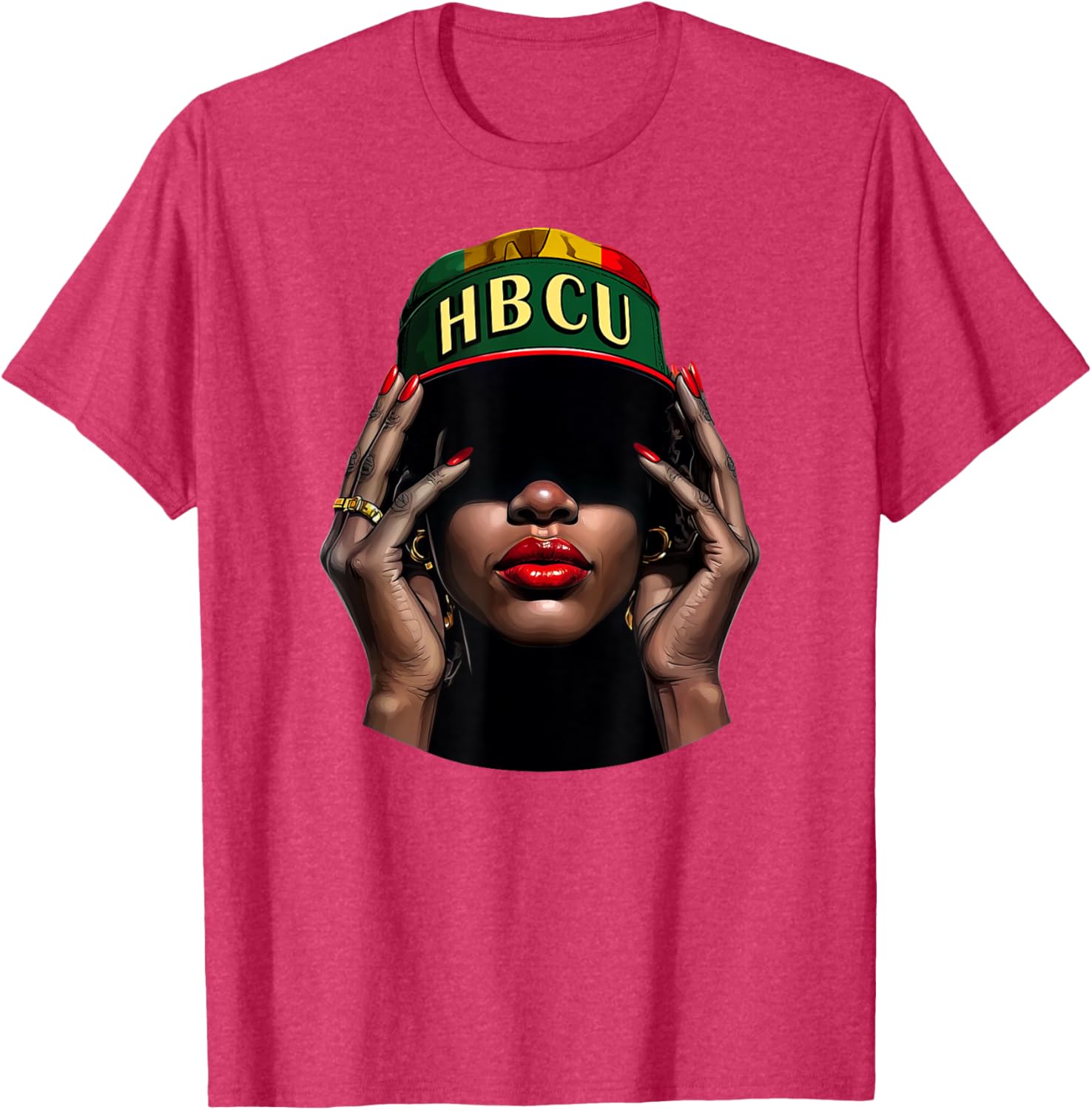 HBCU Beautiful Black Educated Girl Black History Month T-Shirt - 3