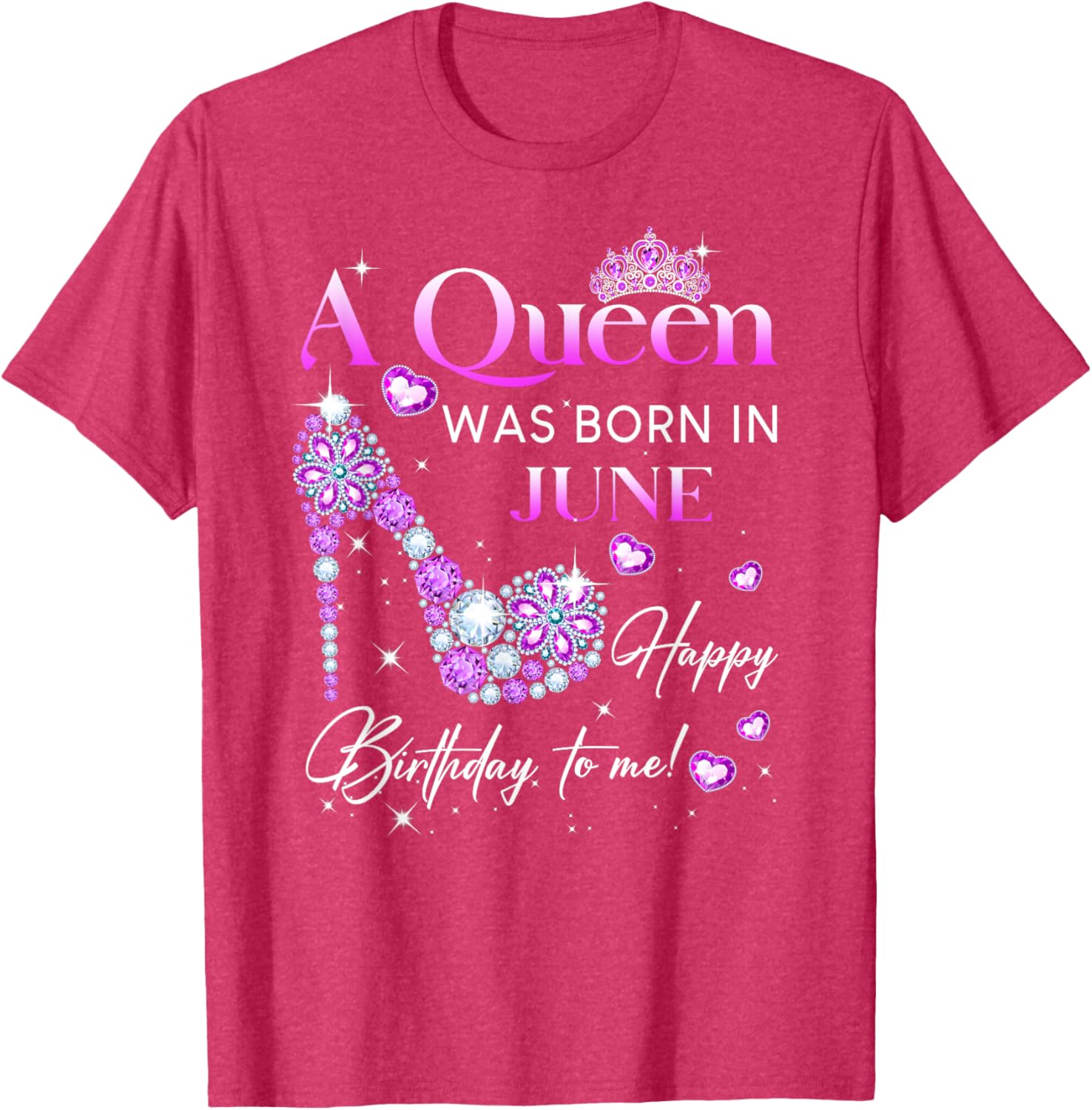 Queen Was Born In June T-Shirt for Women - Perfect Birthday Gift - 27
