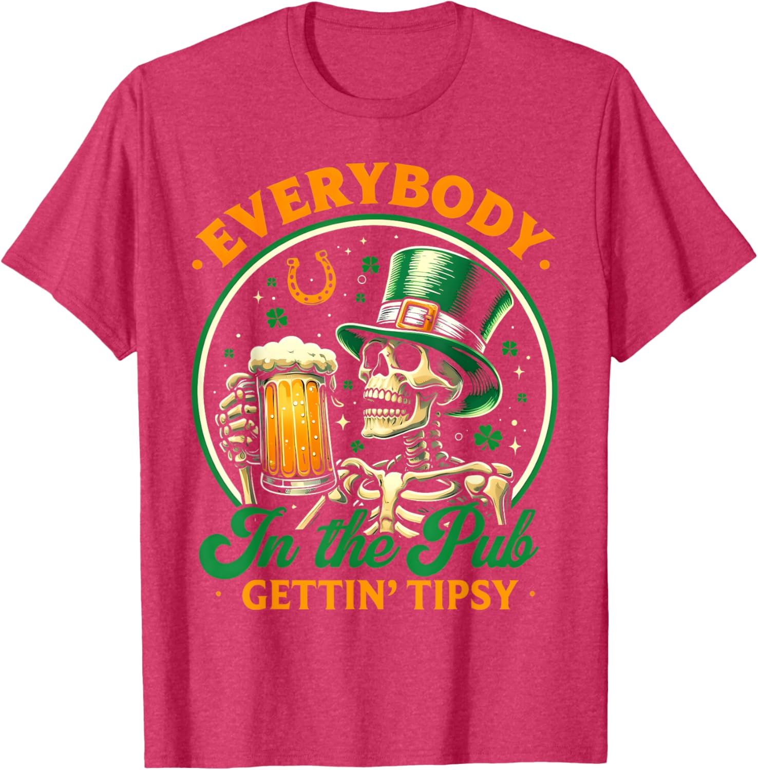 Tipsy St Patricks Day T-Shirt for Men and Women Celebrating at the Pub - 21