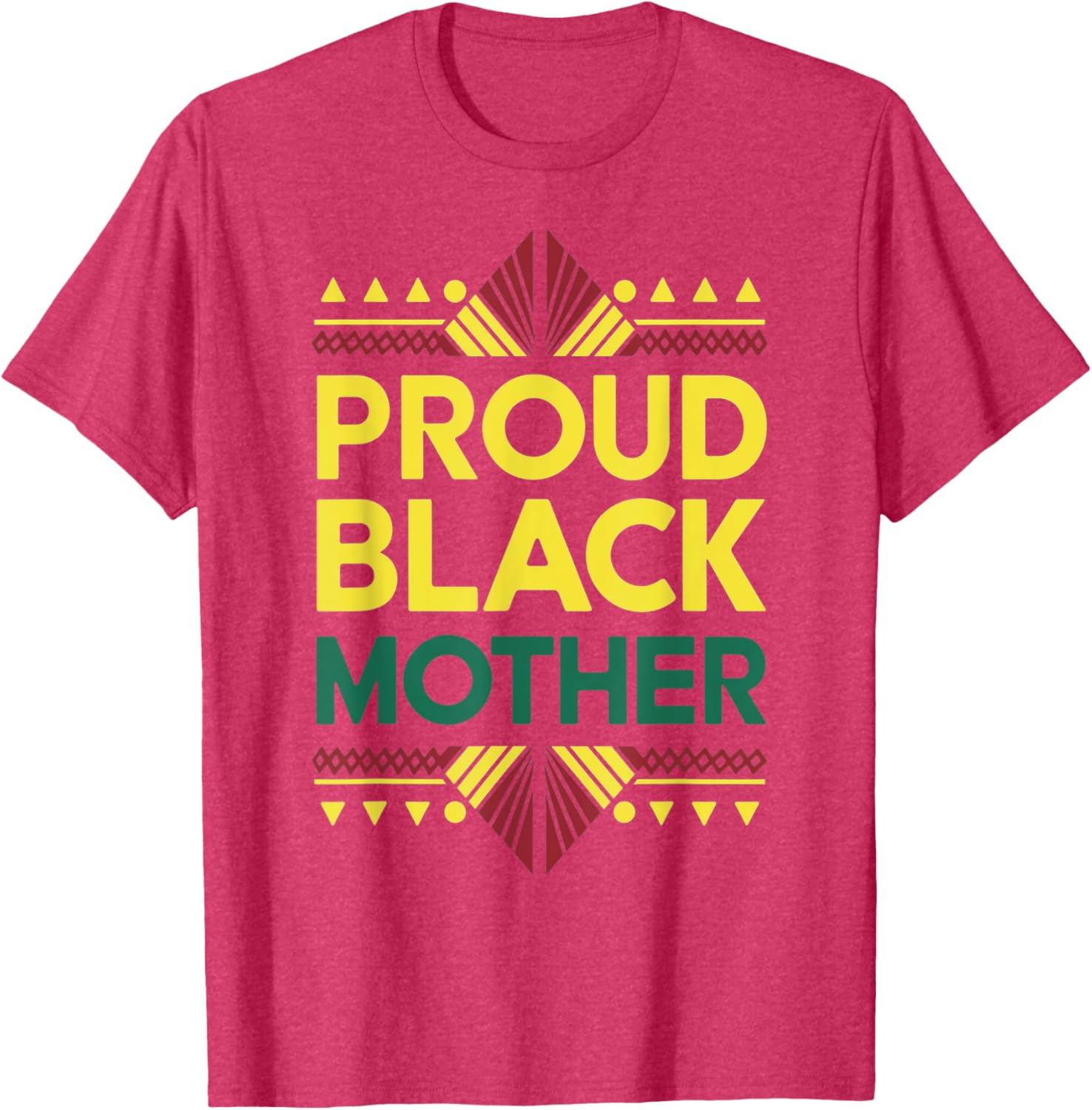 Proud Black Mother Afro Motivation T-Shirt for Black History Month - 4