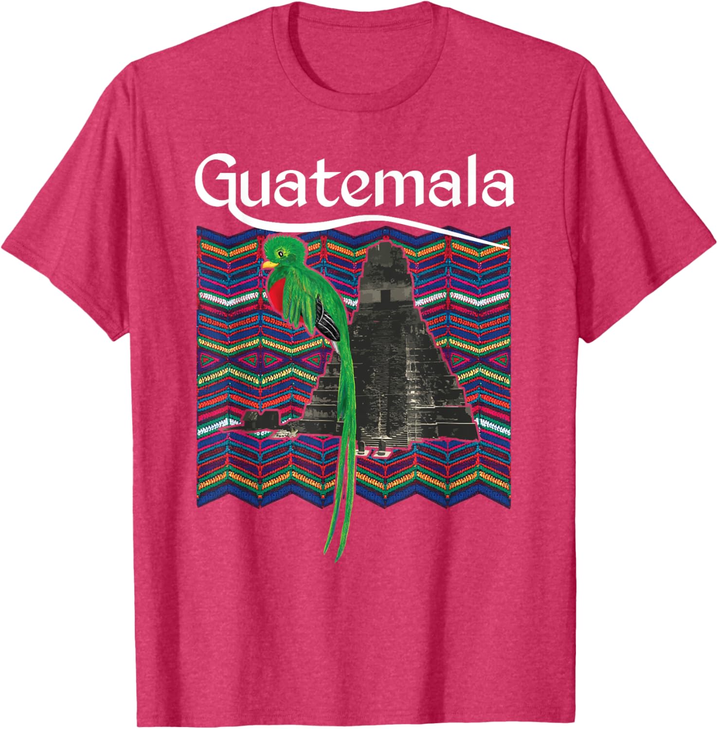 Quetzal Guatemala Traditional Maya T-Shirt – Chic Chapin Design - 21
