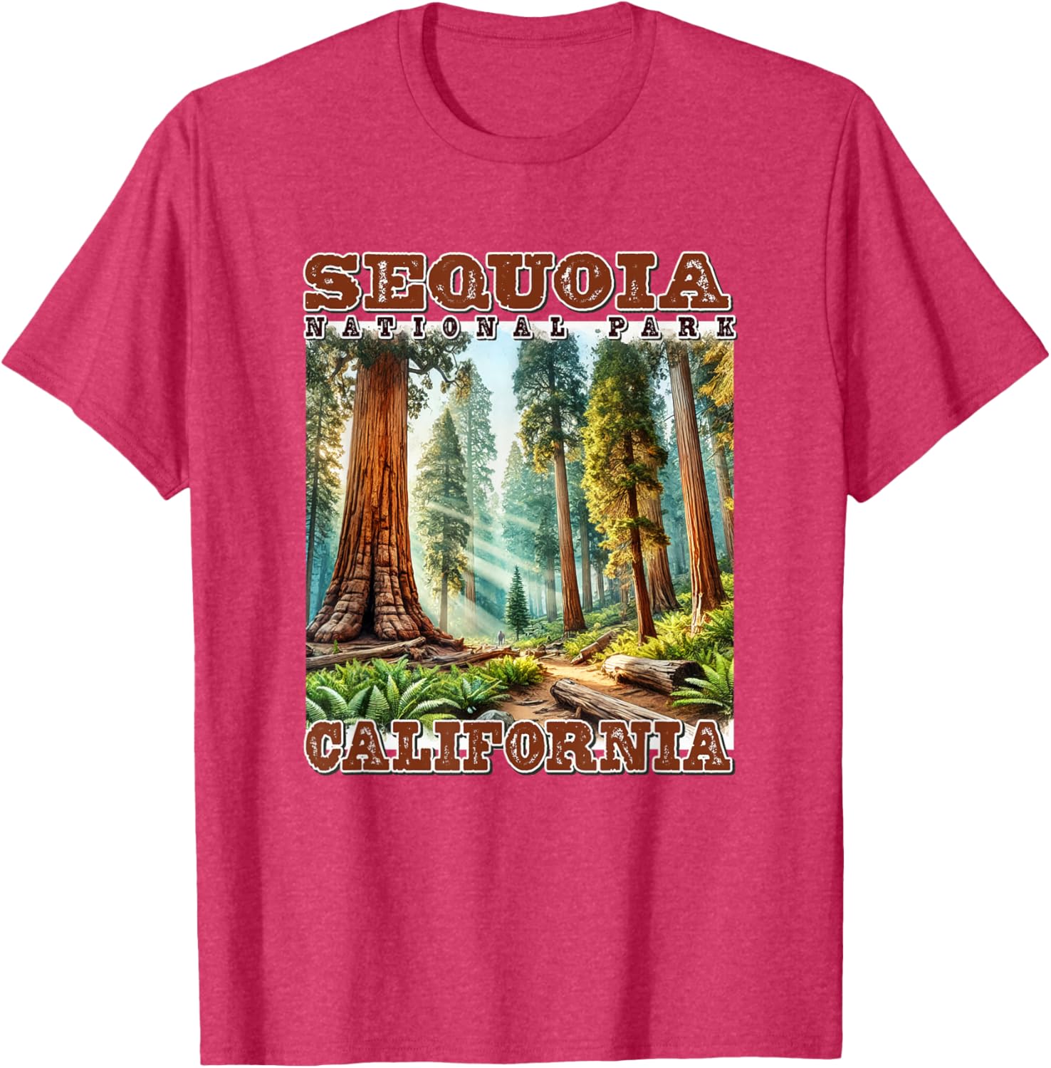 Vintage Sequoia National Camping T-Shirt for Nature Lovers and Adventurers - 1