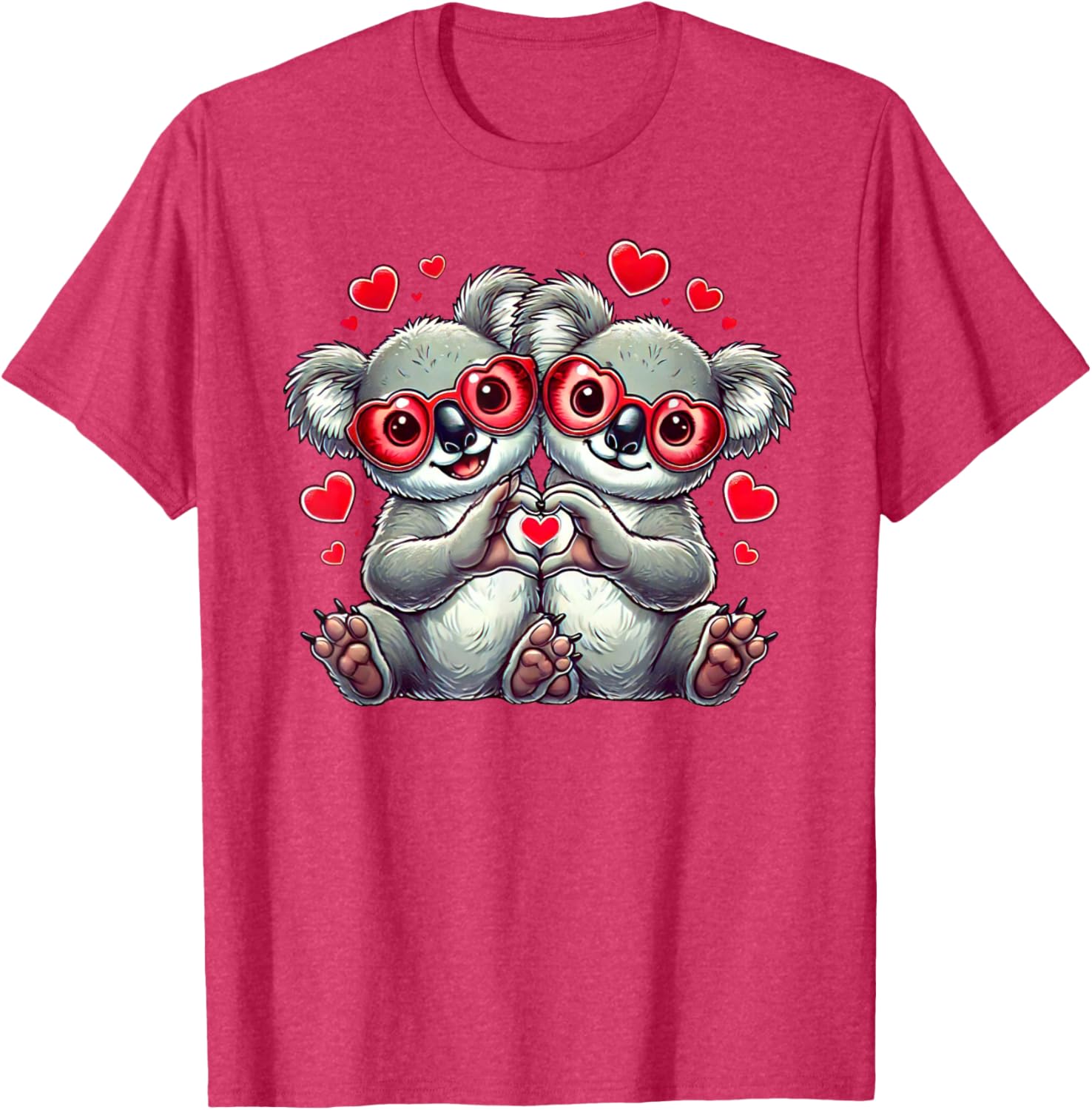 Funny Koala Heart Sign T-Shirt for Everyone - Perfect Valentine Gift! - 15