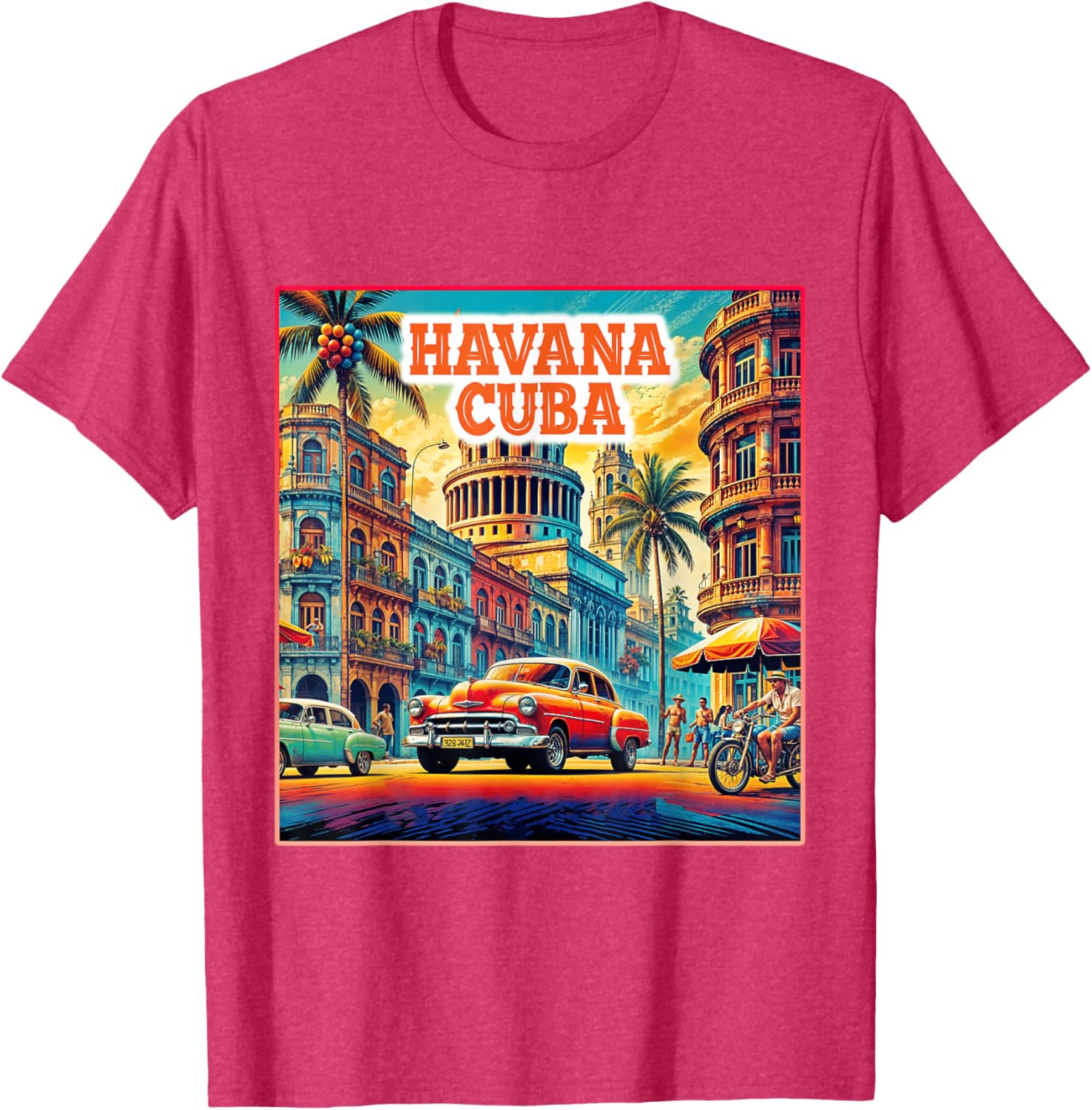 Vintage Havana Cuba Family Trip T-Shirt - Retro Tourist Tee for Fun Adventures - 8