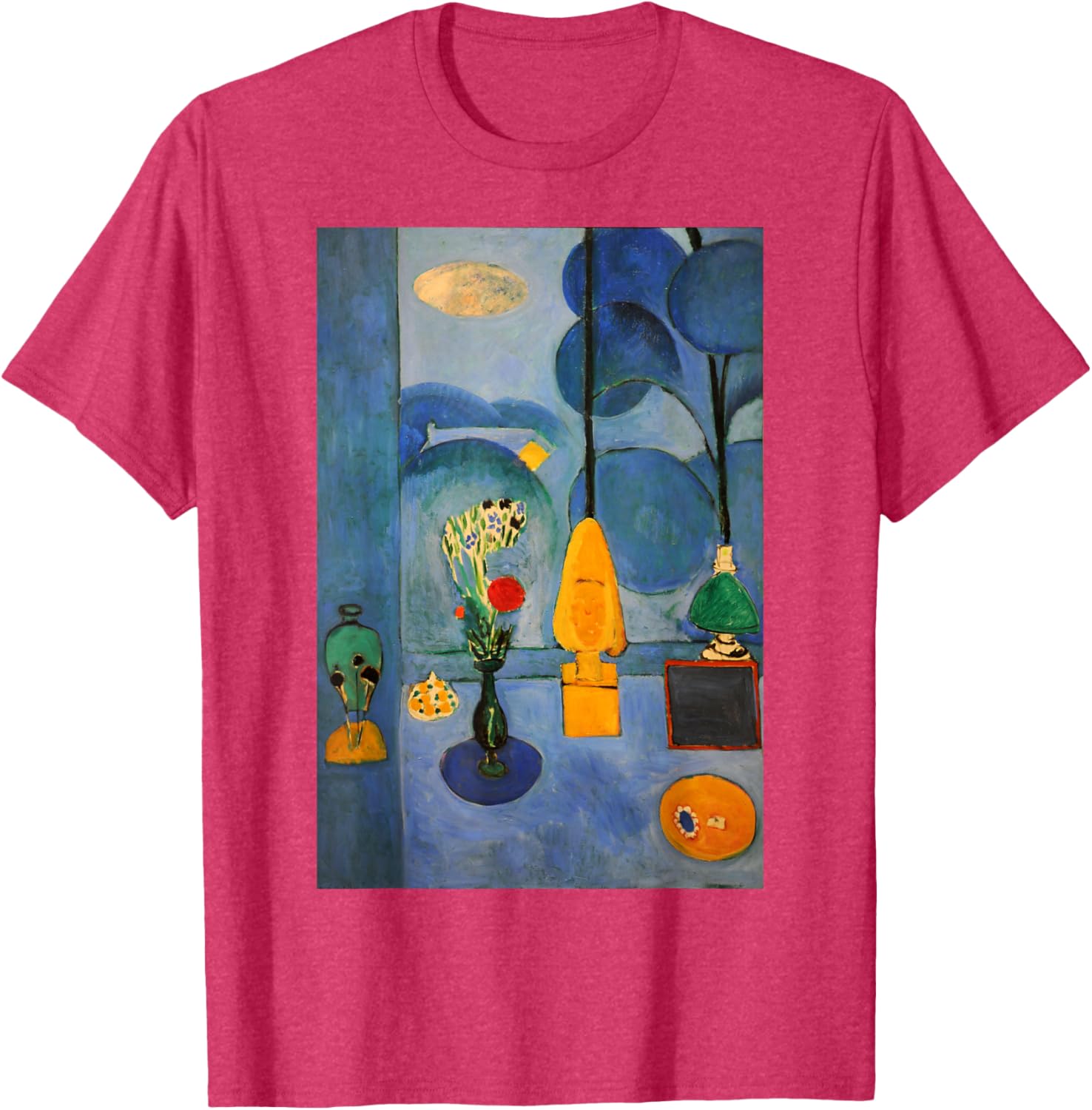 Matisse Blue Window T-Shirt – Stylish Art-Inspired Clothing for All - 25