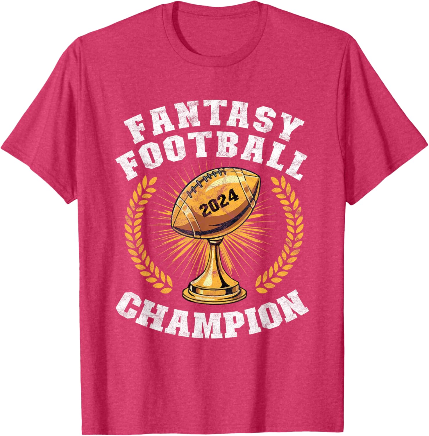 Fantasy Football Champion T-Shirt 2024 for Men and Boys Gift - 1