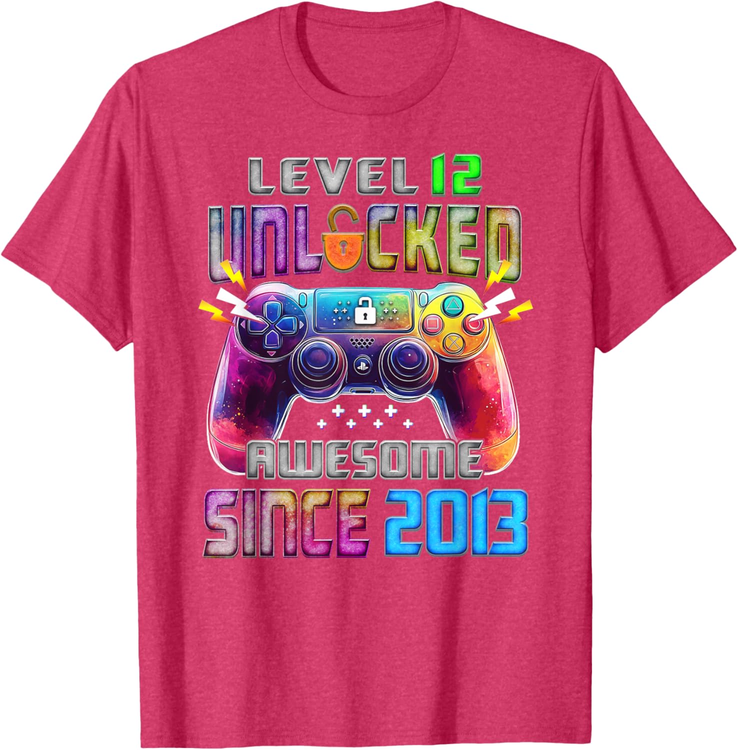 Level 12 Awesome 12 Year Old T-Shirt Fun Gift Since 2013 for Kids - 18
