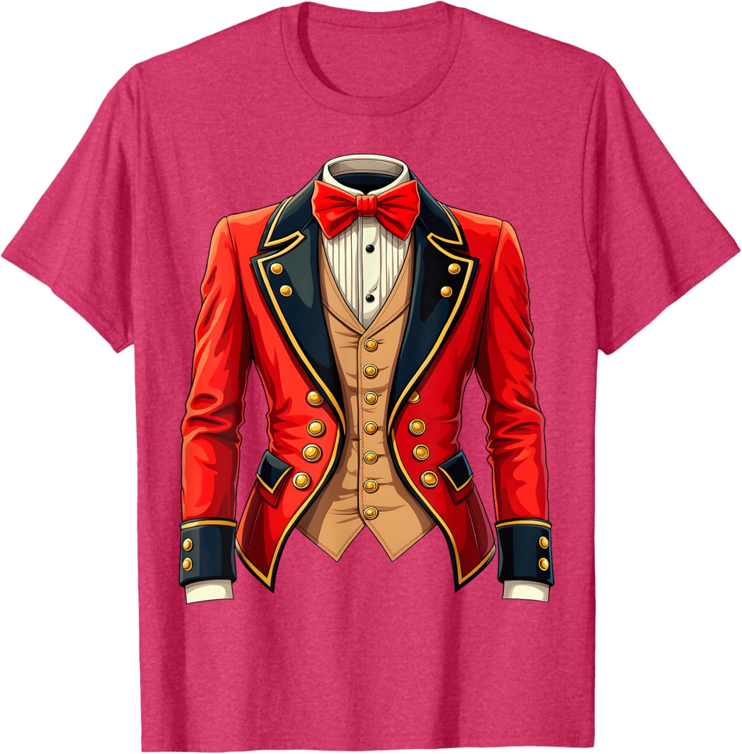 Ringmaster Costume Jacket for Circus Performers - Fun T-Shirt Design - 25