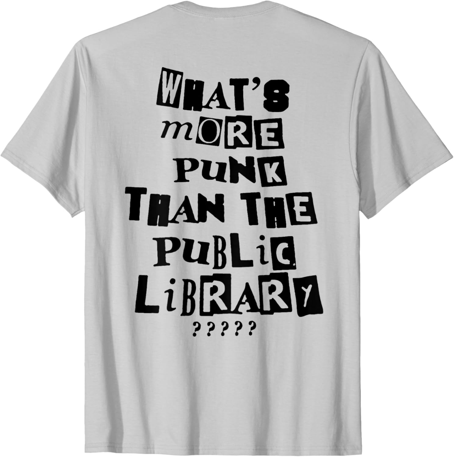 Punk Library T-Shirt for Book Lovers | Unique Graphic Tee Design - 5