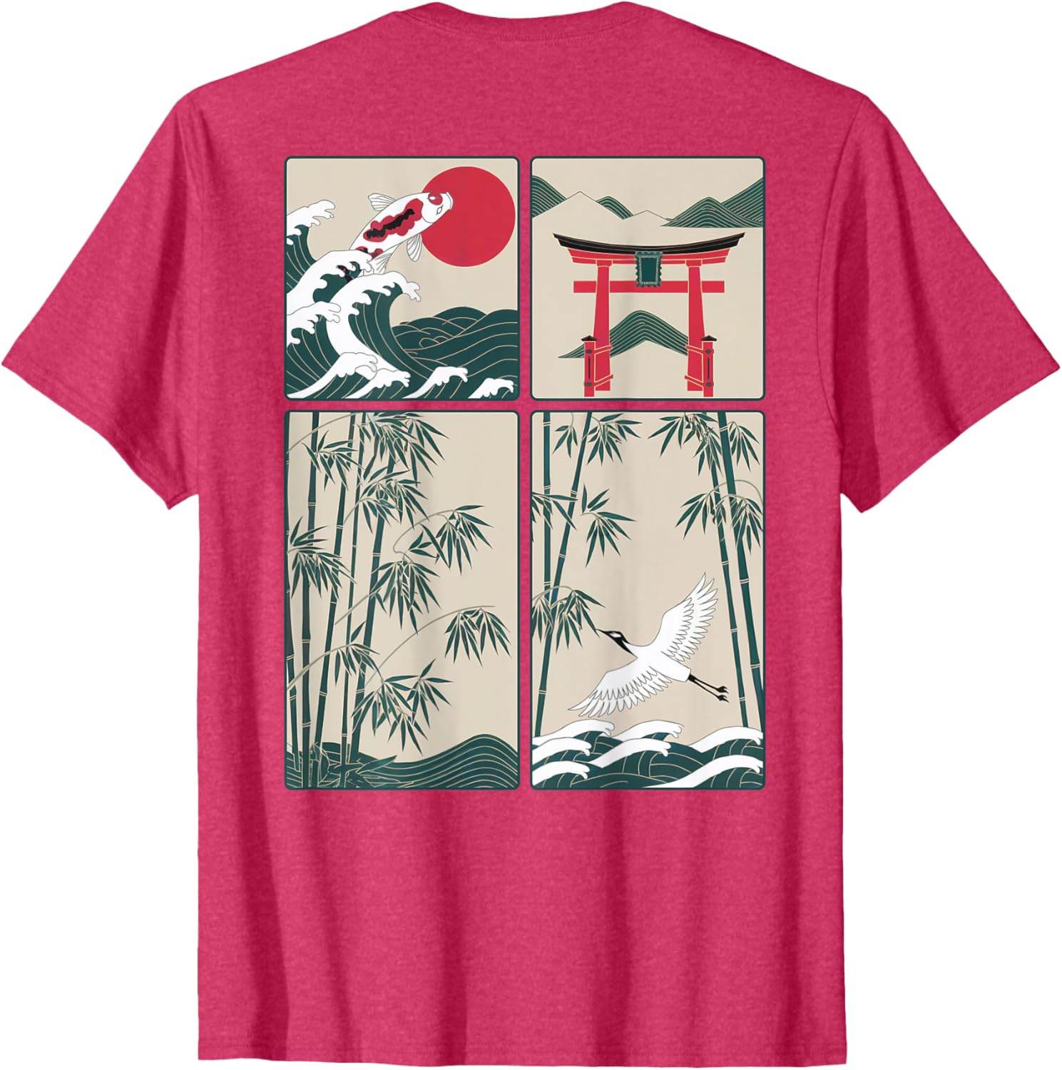 Japanese Koi Fish Great Wave Kanagawa T-Shirt for Stylish Aquatic Lovers - 19