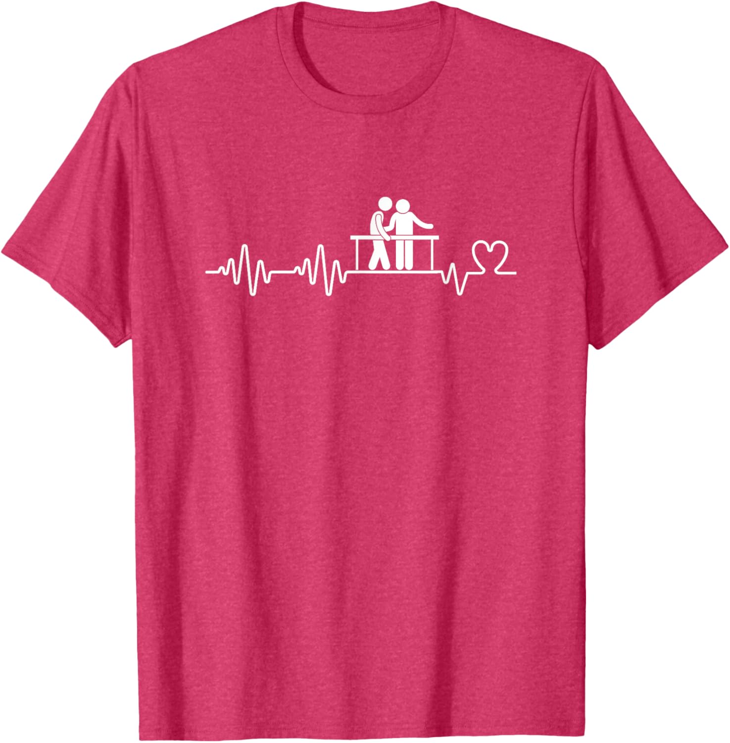 Funny Physical Therapist Heartbeat Man T-Shirt for Therapy Lovers - 6