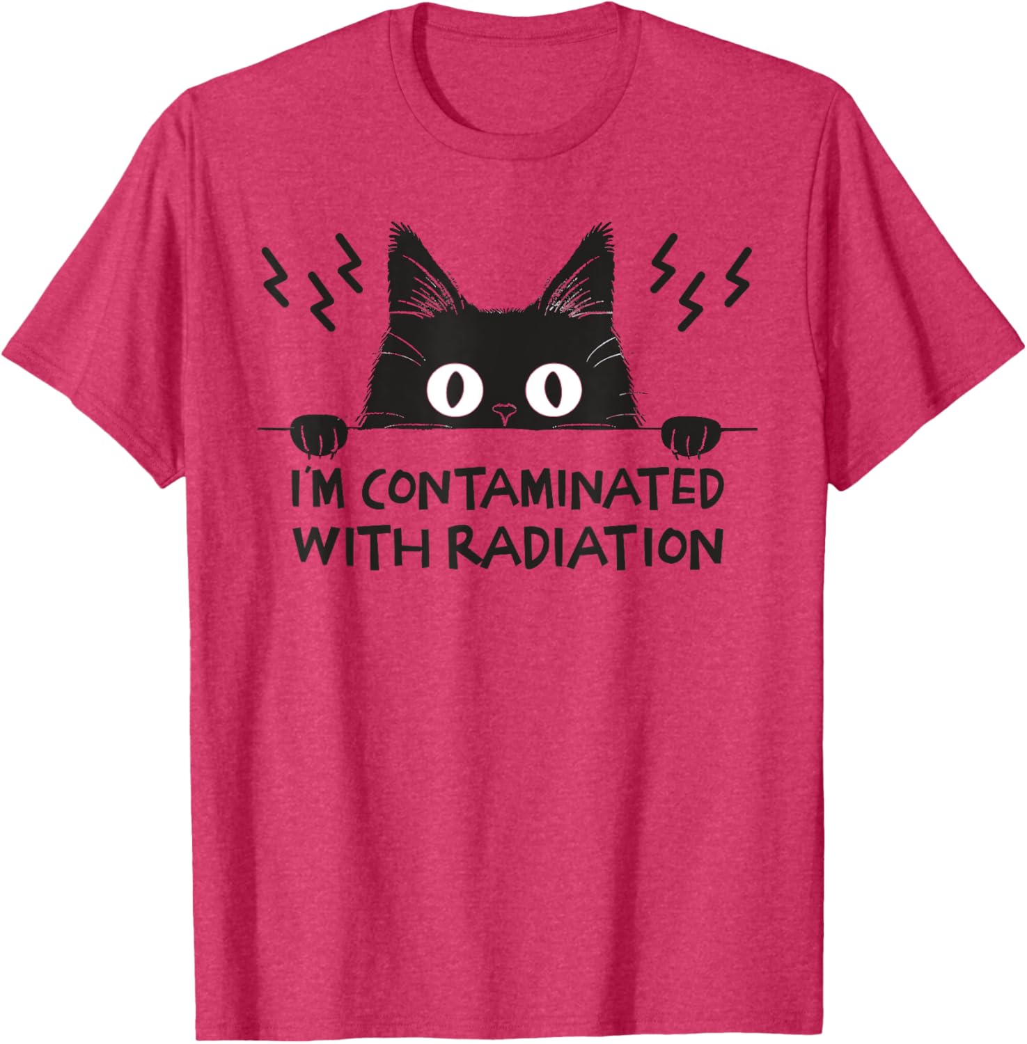 Radiation Contaminated Japanese Cat Meme T-Shirt for Cat Lovers - 13
