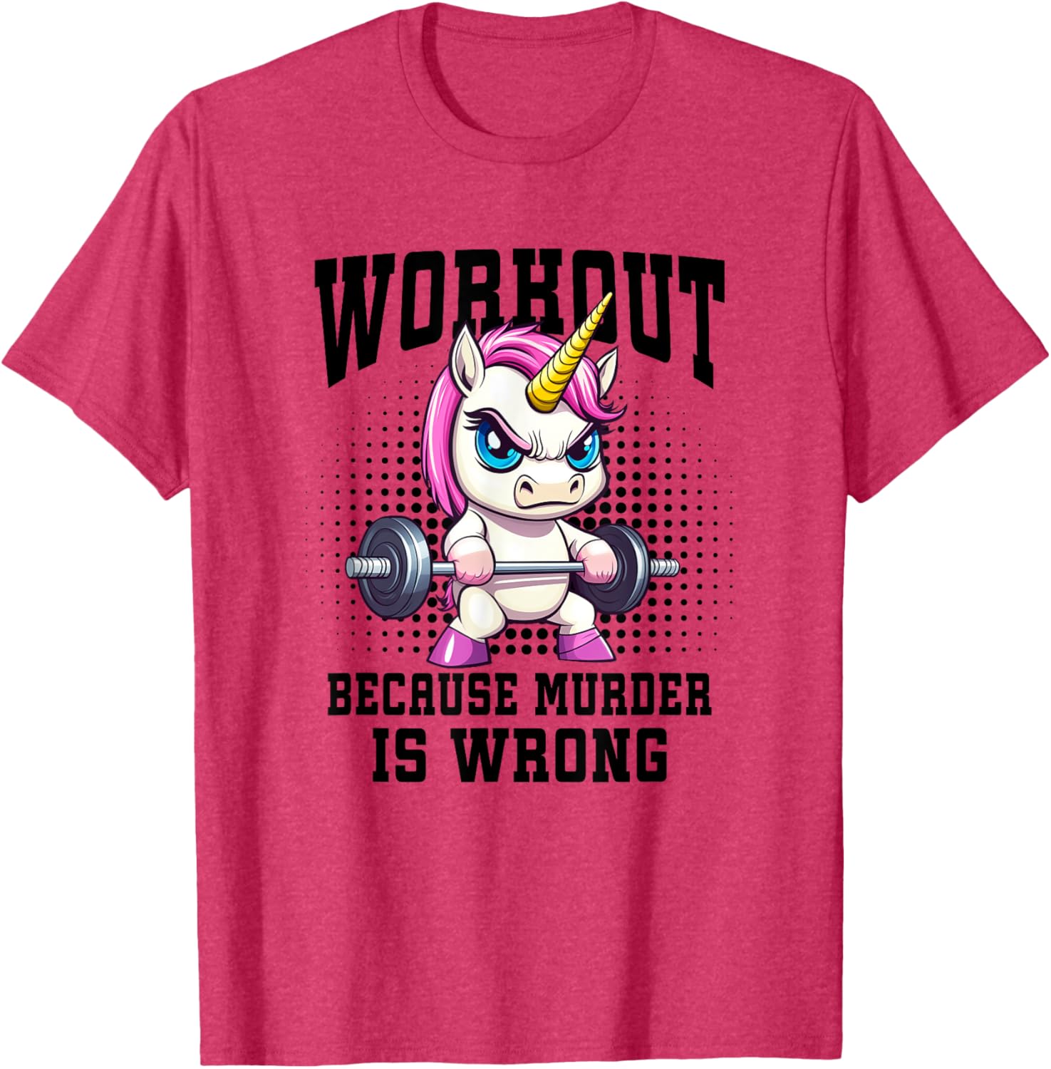 Unicorn Weightlifter T-Shirt for Bodybuilders and Gym Enthusiasts - 6