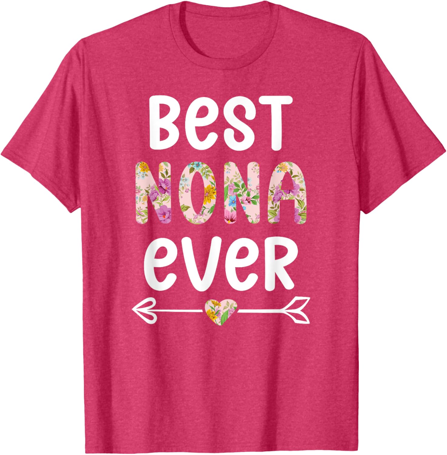 Best Nona Ever T-Shirt for Grandmothers - Cute Gift for Nona - 13