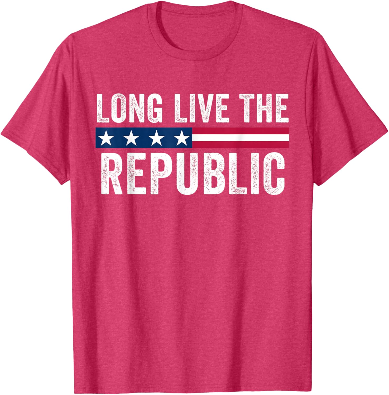Long Live the Republic American Flag T-Shirt for Patriotic Style - 22