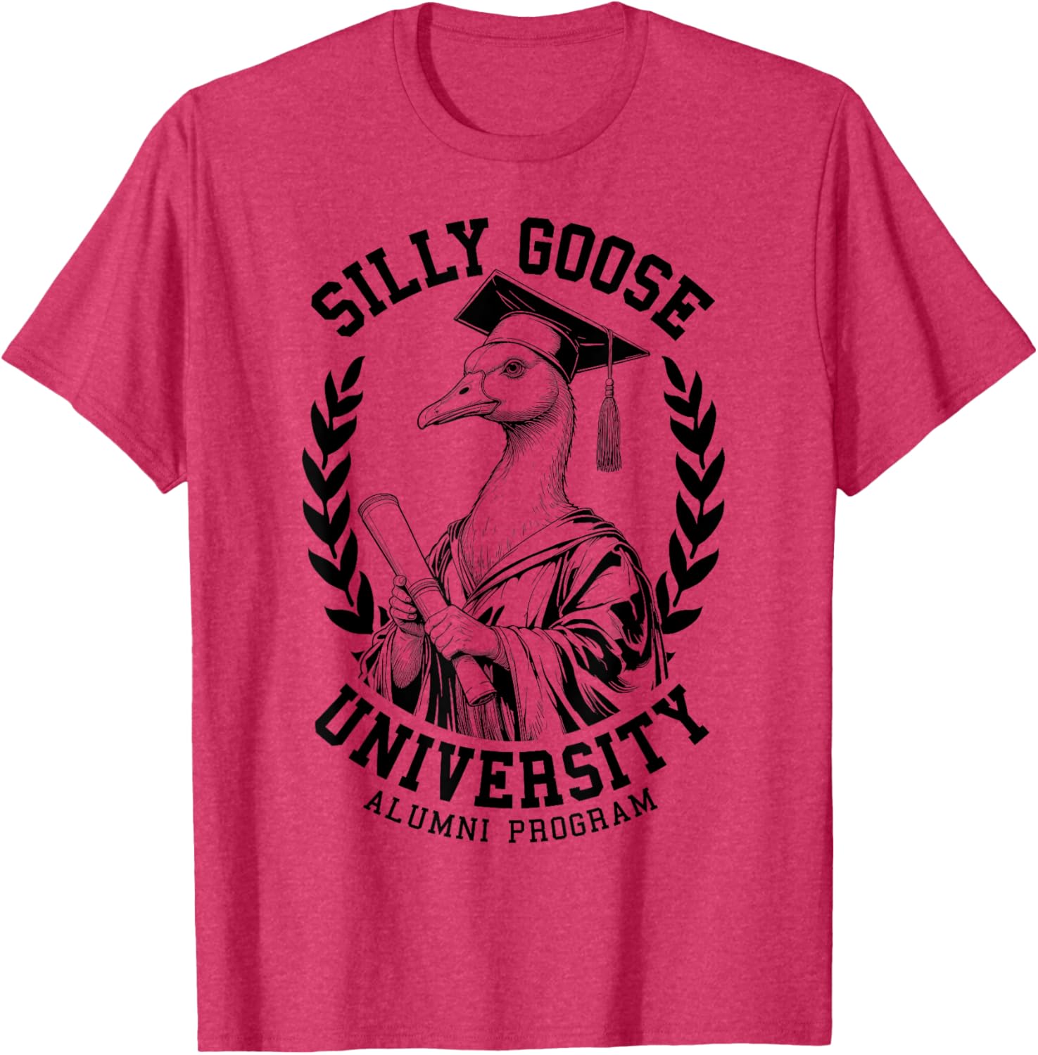 Silly Goose University Funny Alumni Varsity T-Shirt for Graduates - 3