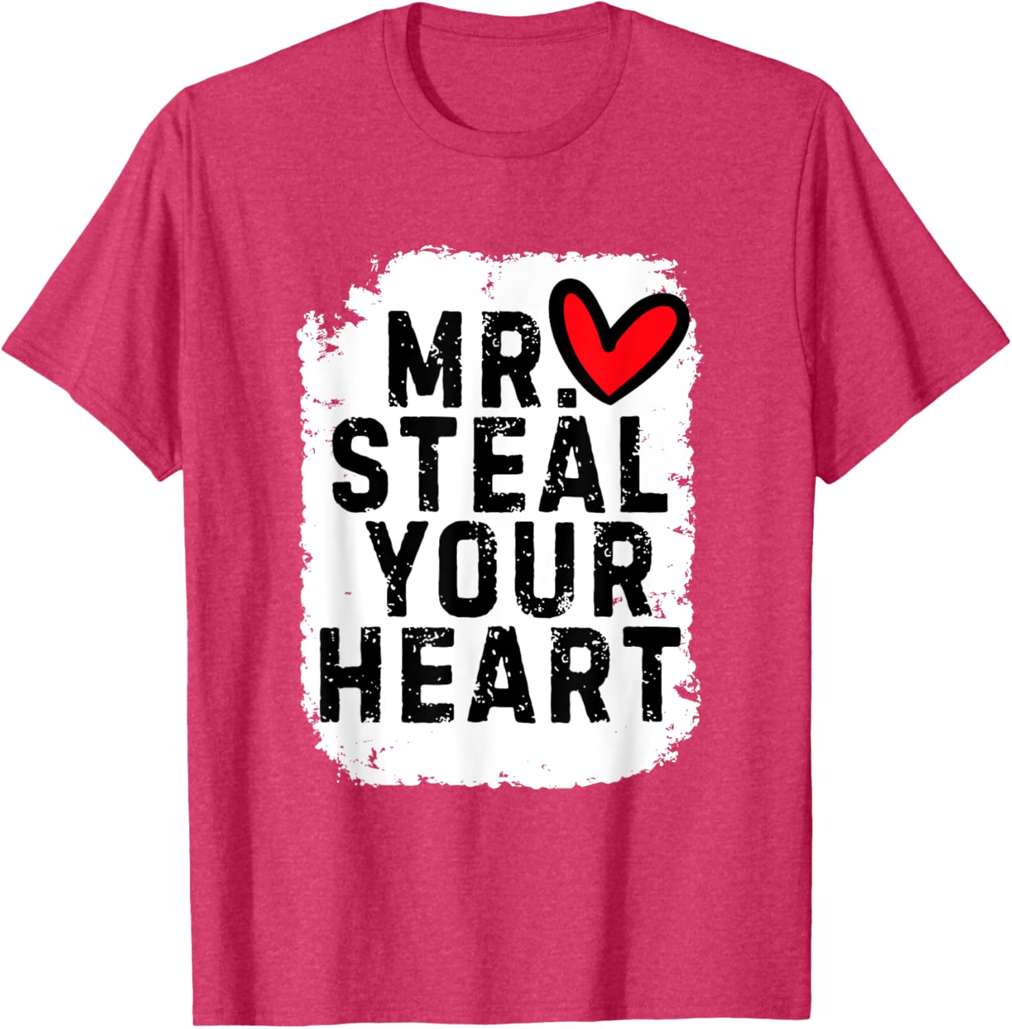 Mr Steal Your Heart Boys Toddler Valentine's Day T-Shirt for Kids - 18