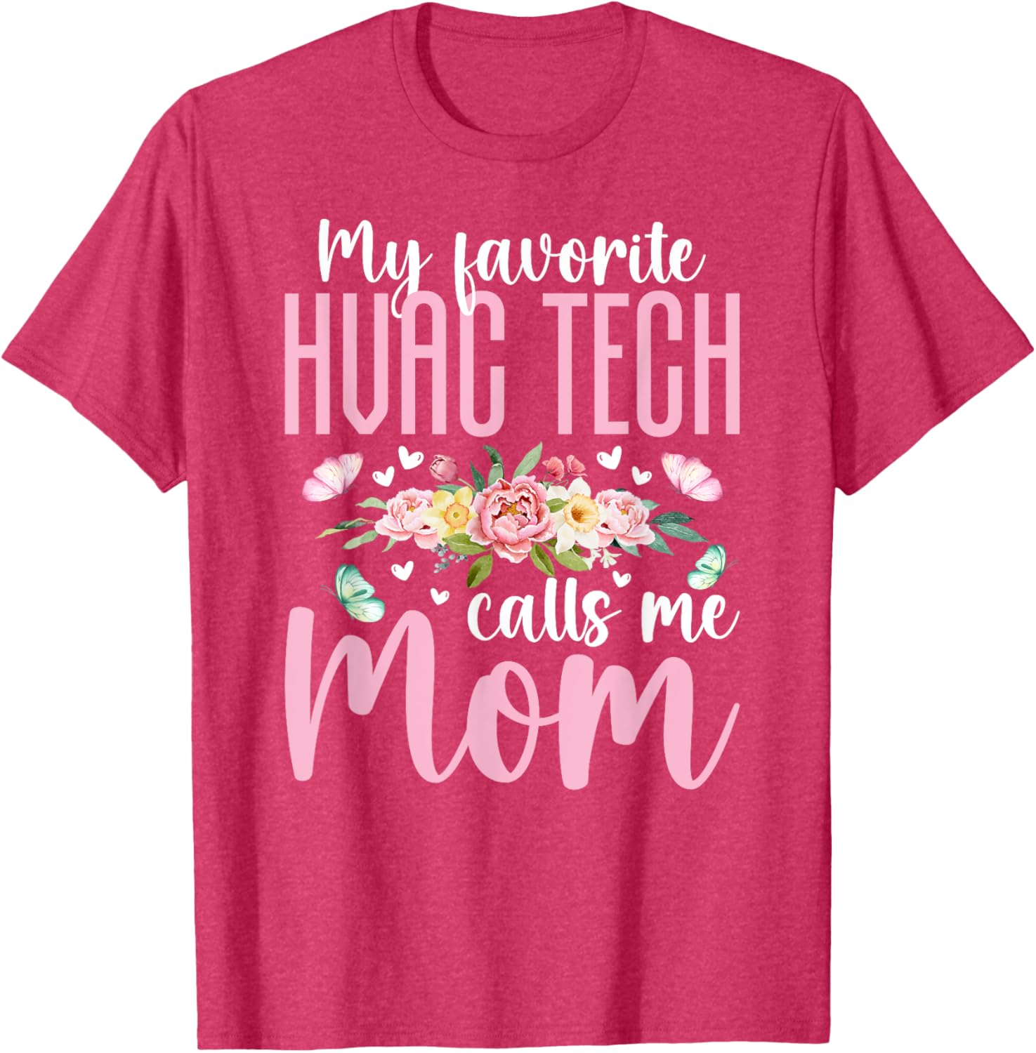 Proud HVAC Tech Mom T-Shirt for Moms of HVAC Technicians - Stylish Comfort - 1