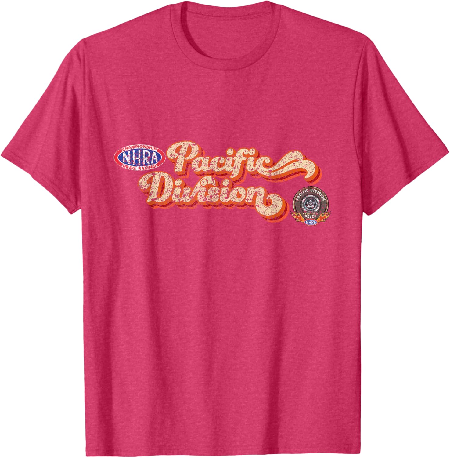 NHRA Pacific Division Vintage T-Shirt for Racing Enthusiasts and Fans - 26