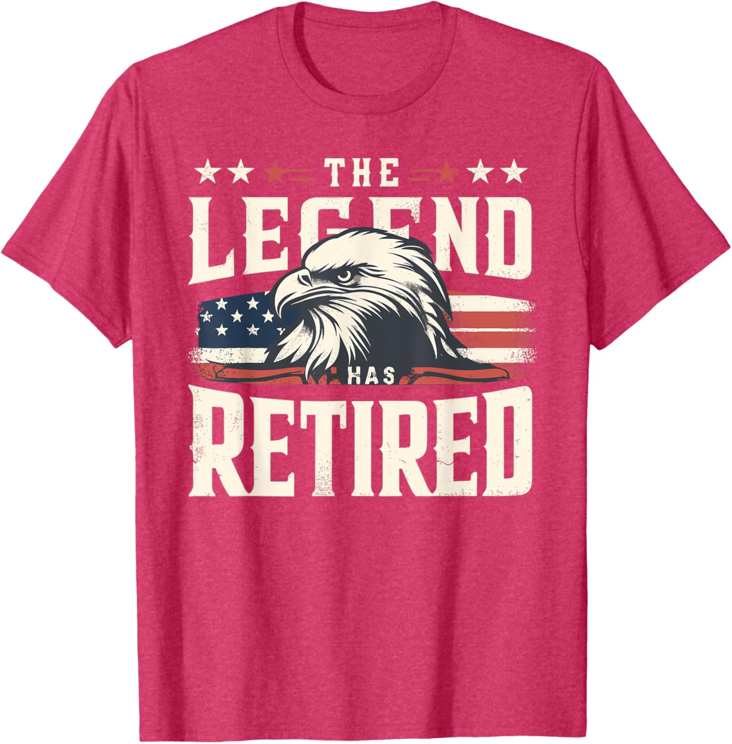 Retirement Eagle American Flag T-Shirt for Proud Veterans and Patriots - 11