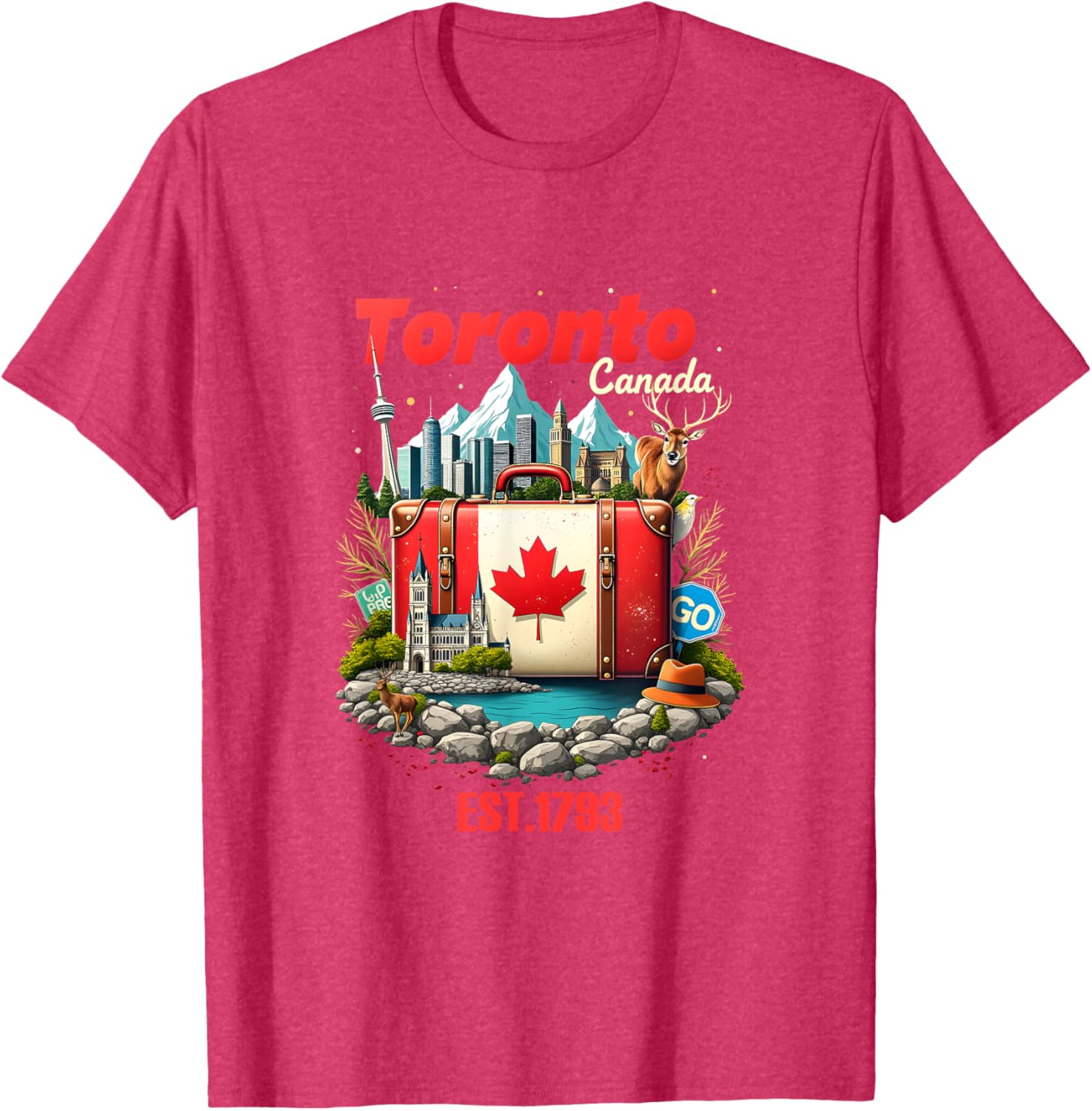 Toronto Skyline Family Vacation T-Shirt for Unforgettable Trips - 19