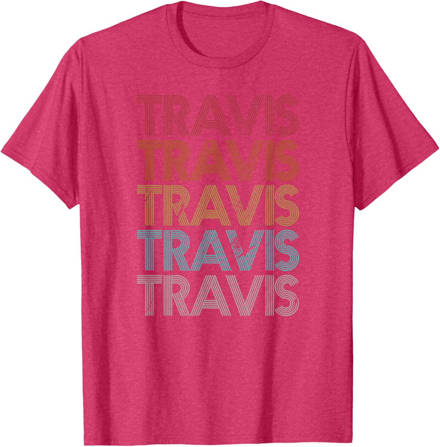 Retro Vintage Travis T-Shirt for Men and Women – Classic Style Wear - 6
